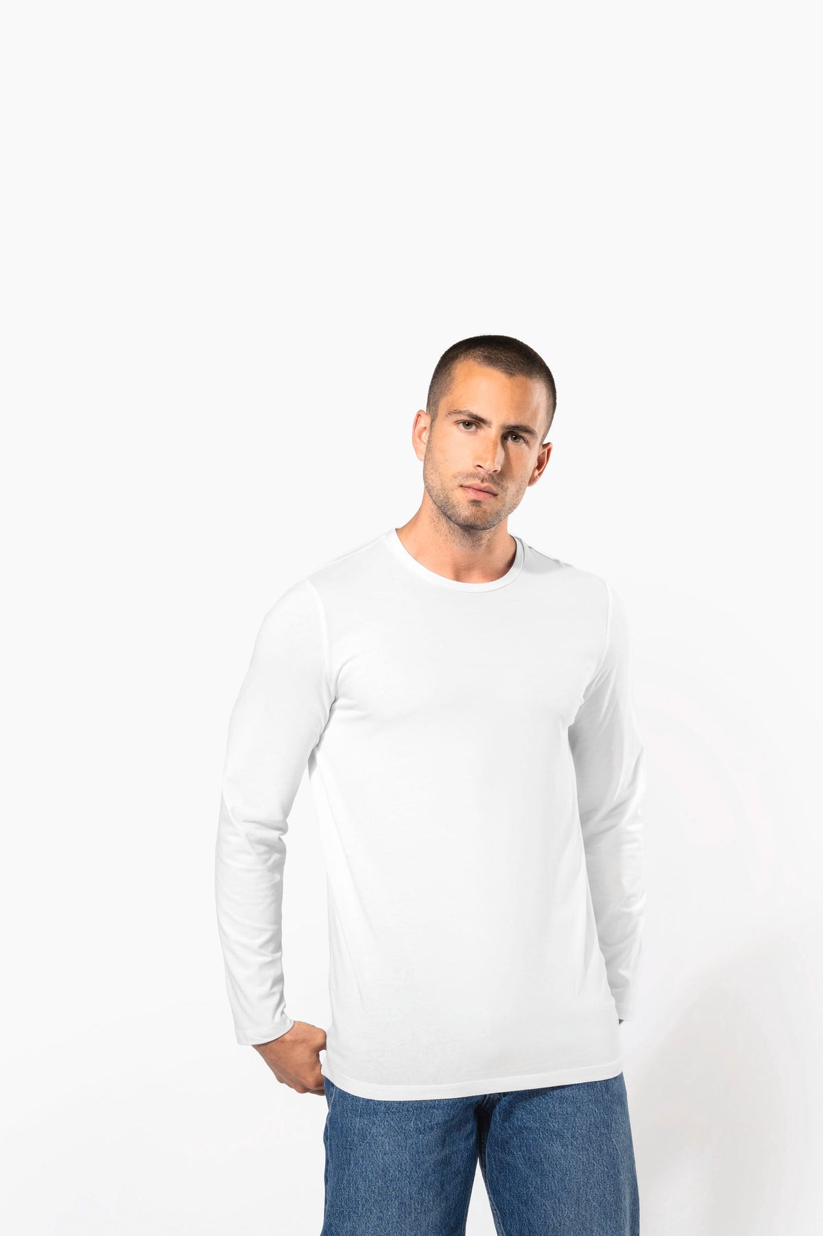 Kariban K3016 T-shirt ronde hals lange mouwen