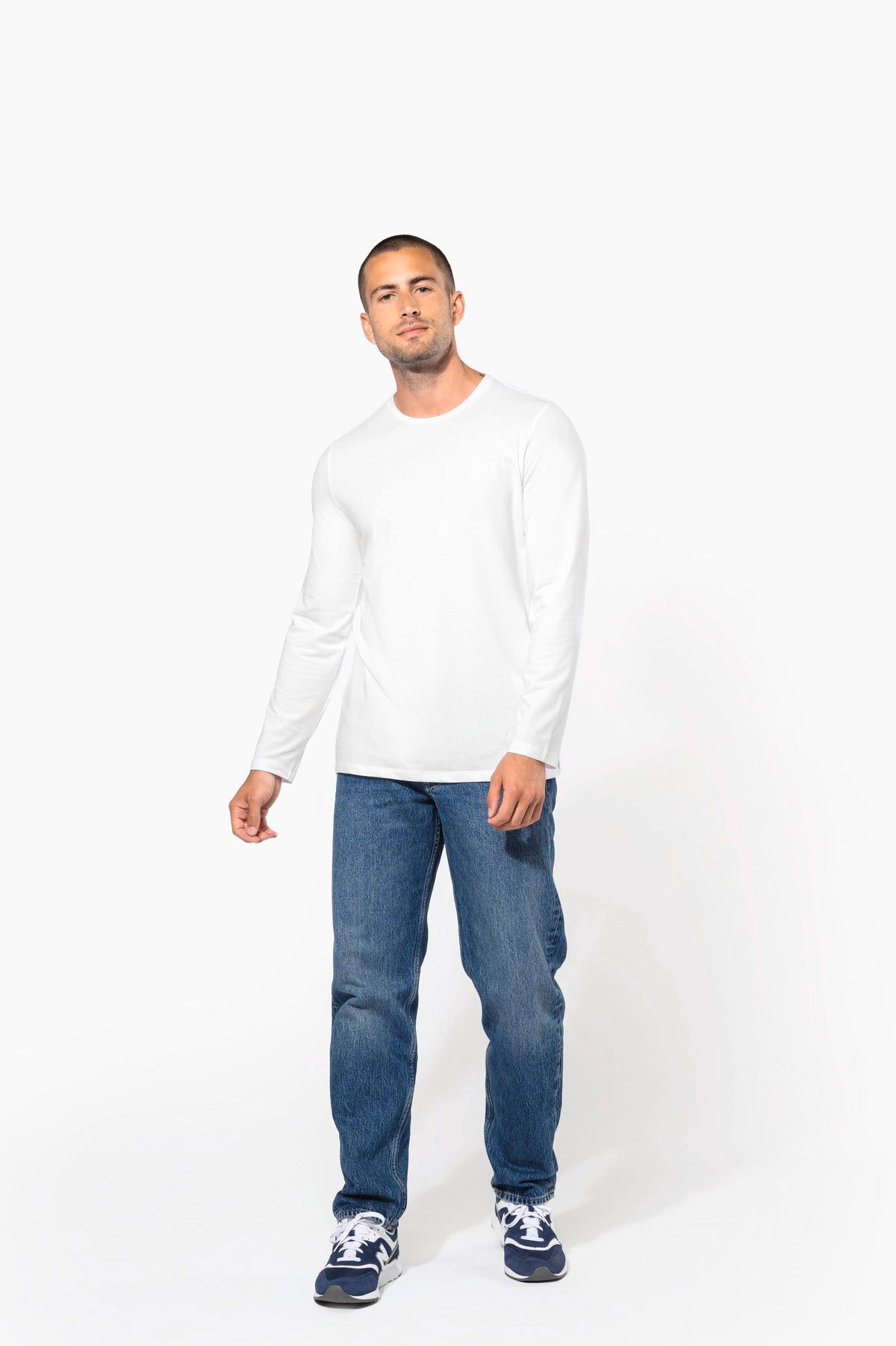 Kariban K3016 T-shirt ronde hals lange mouwen