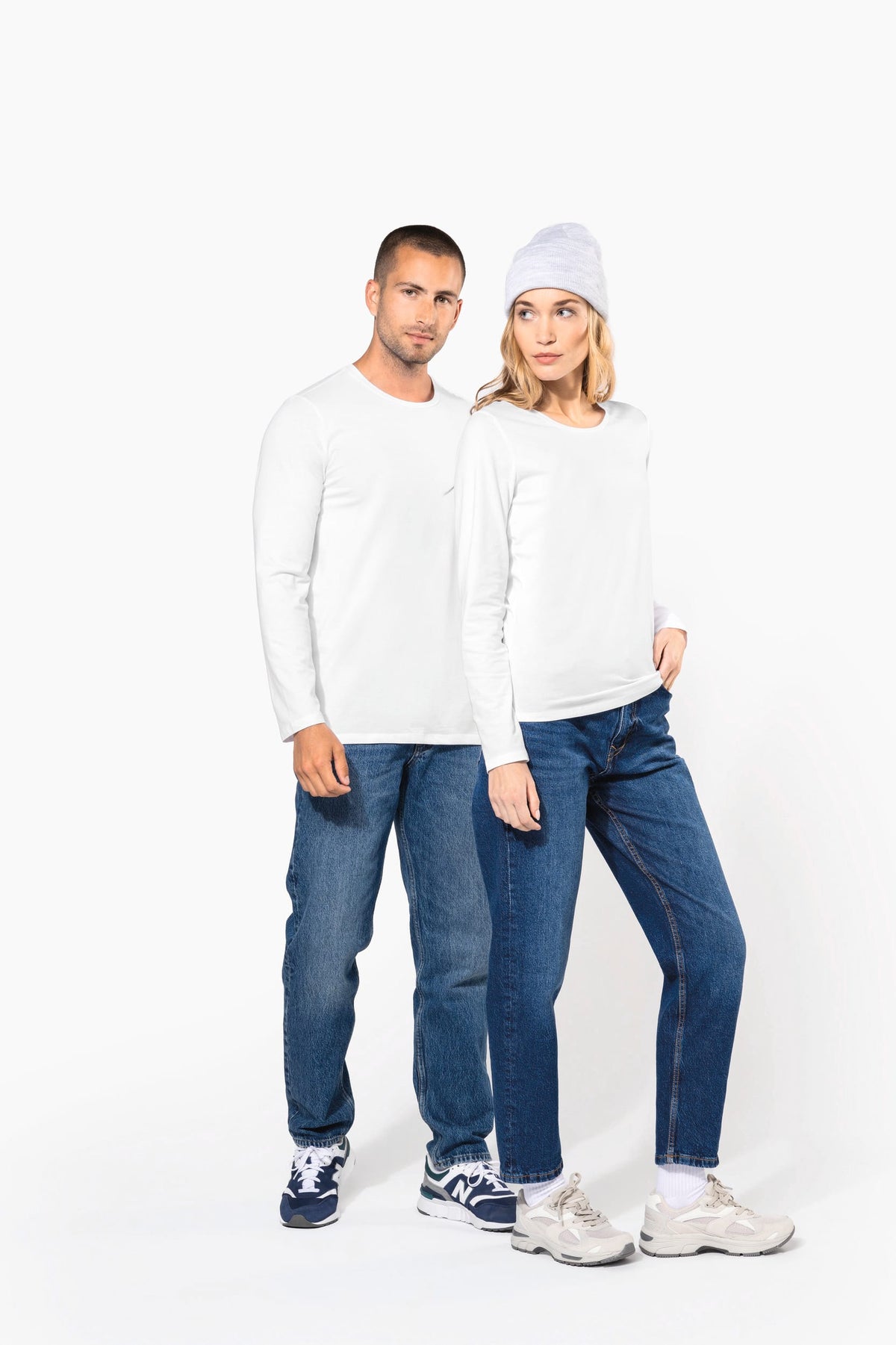 Kariban K3016 T-shirt ronde hals lange mouwen