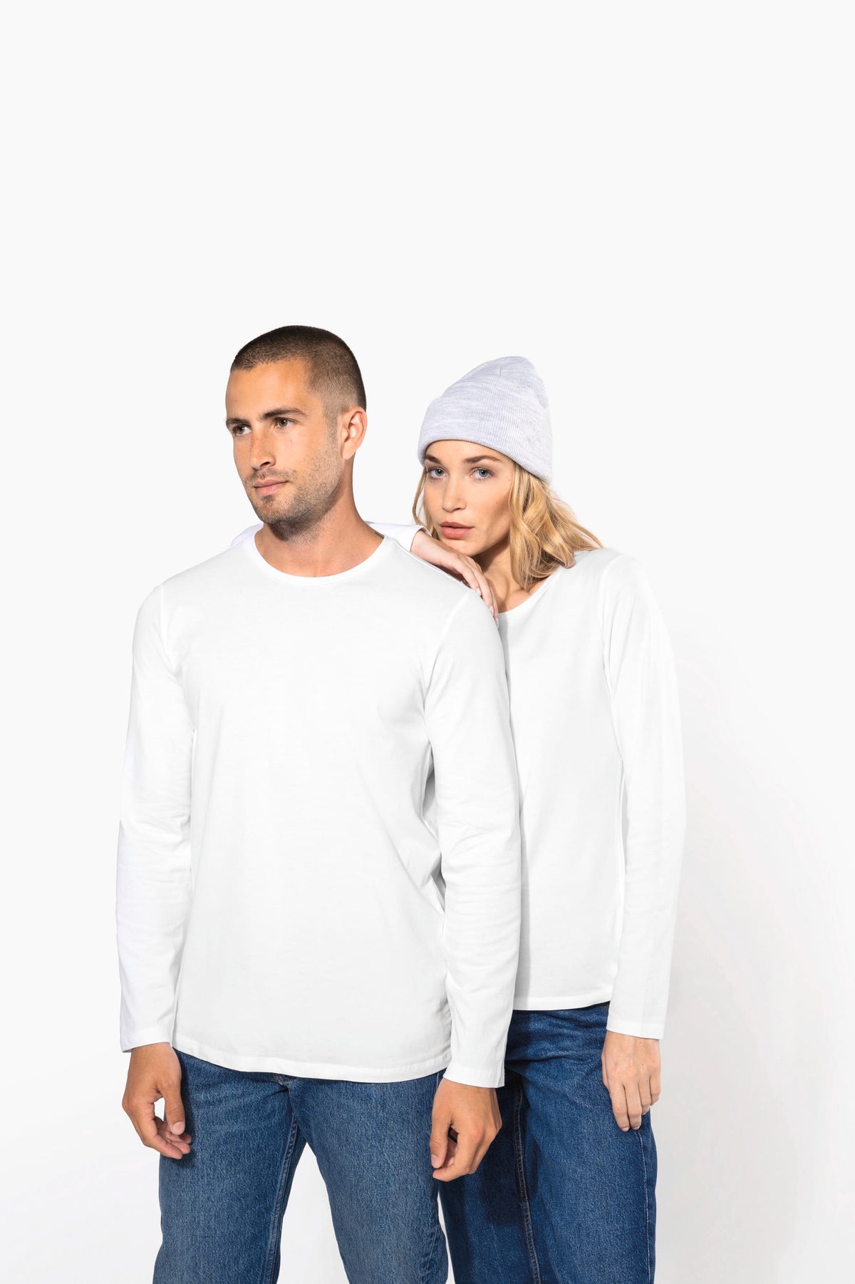 Kariban K3016 T-shirt ronde hals lange mouwen