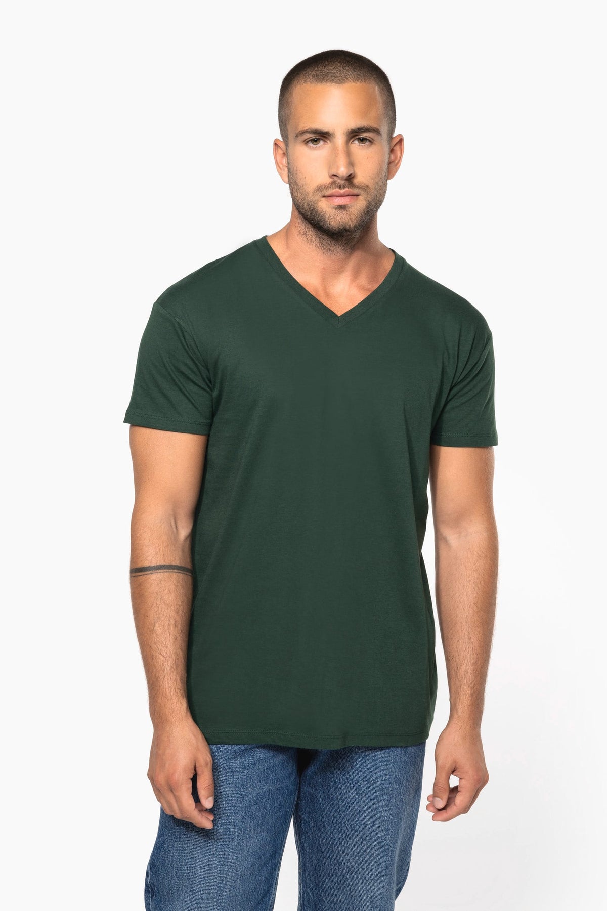 Kariban K3028ORG Heren-T-shirt BIO150 V-hals
