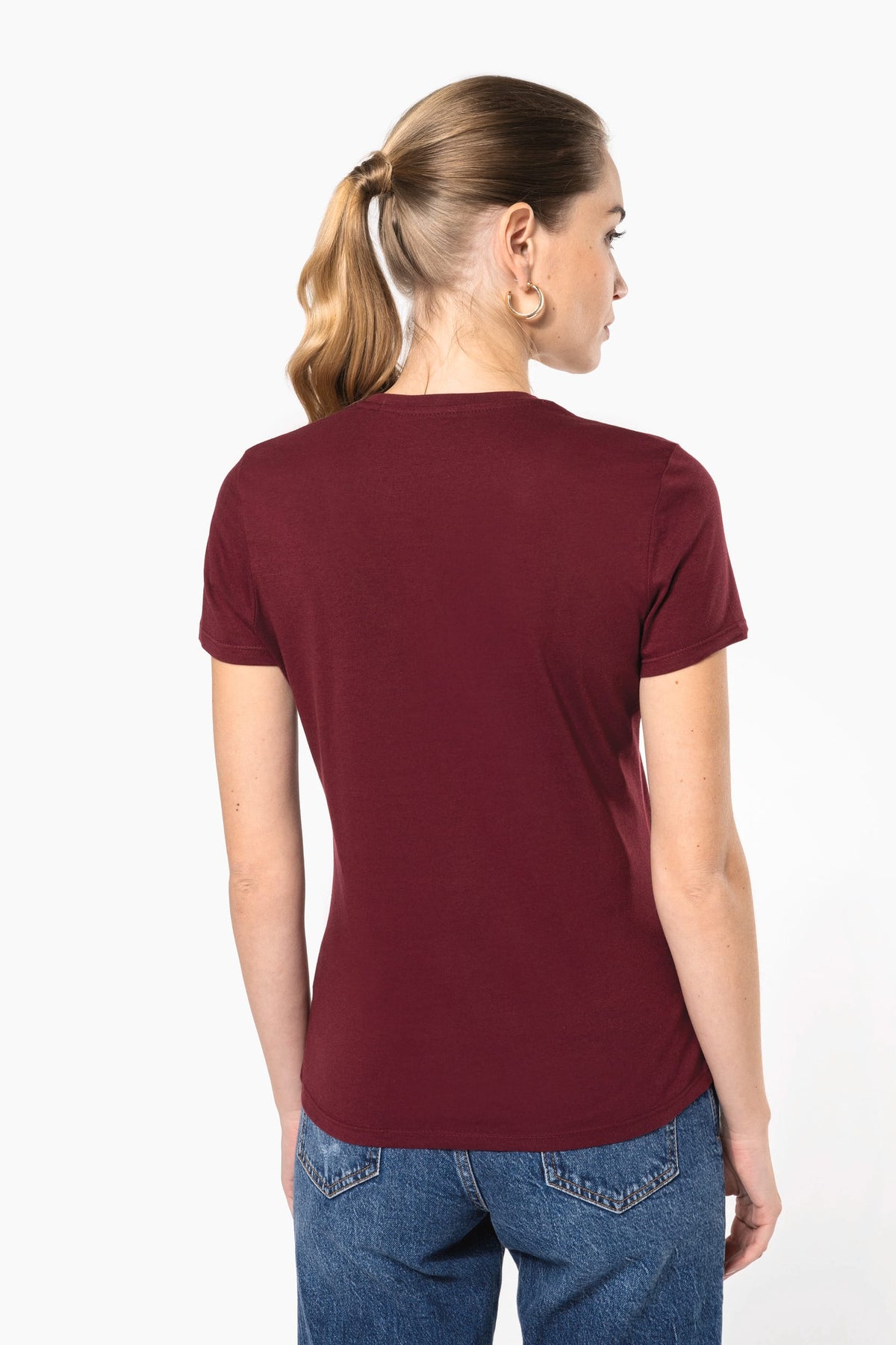 Kariban K3029ORG Dames-T-shirt BIO150 IC V-hals