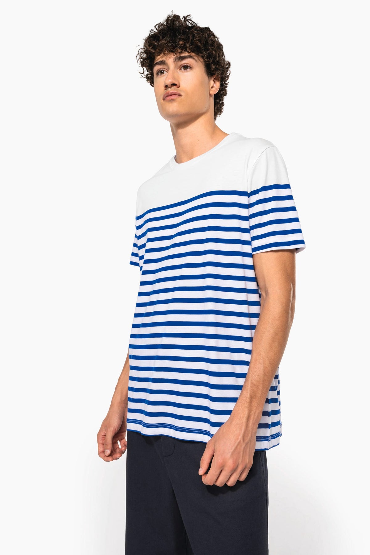 Kariban K3033 Marine-T-shirt ronde hals Bio heren