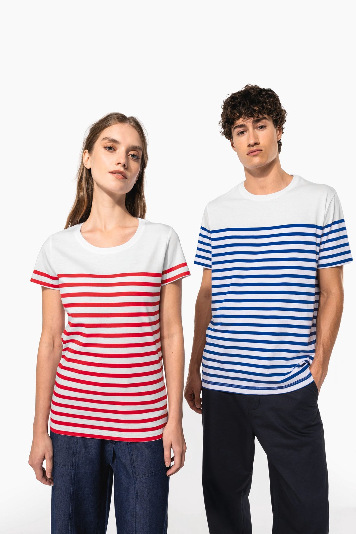 Kariban K3033 Marine-T-shirt ronde hals Bio heren