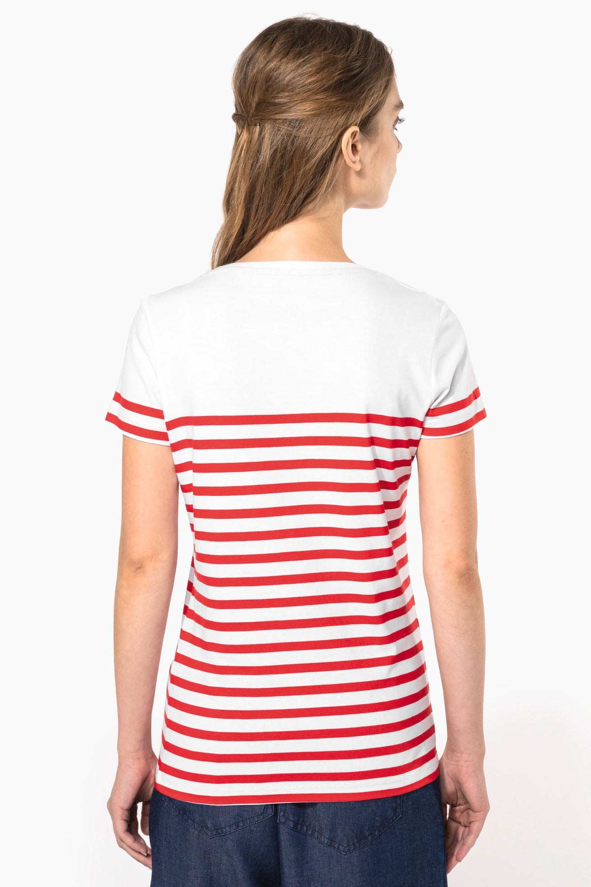 Kariban K3034 Marine-T-shirt ronde hals Bio dames