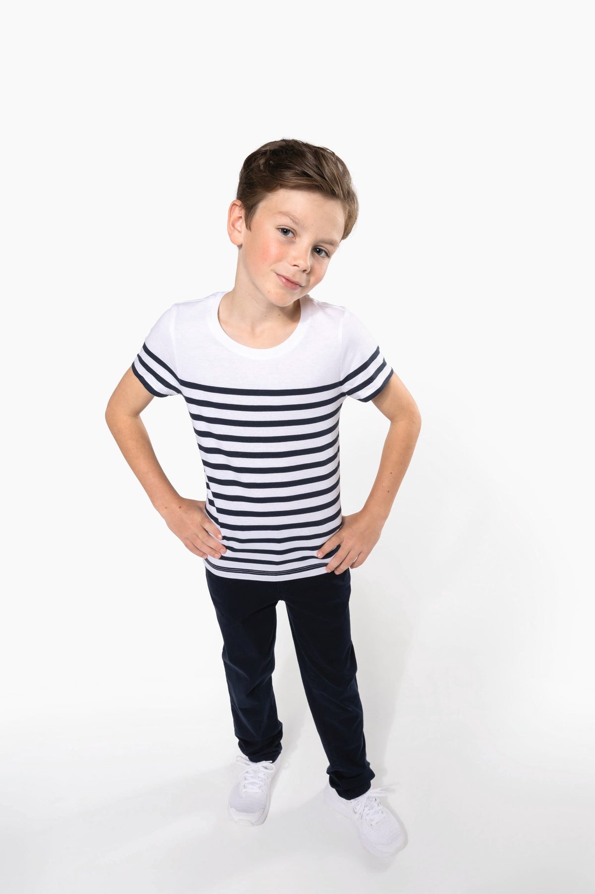 Kariban K3035 Matrozenshirt ronde hals Bio