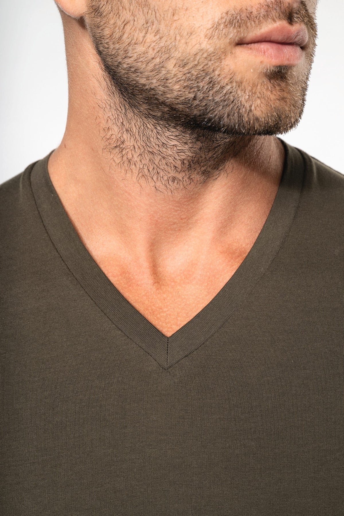 Kariban K358 T-shirt V-hals lange mouwen