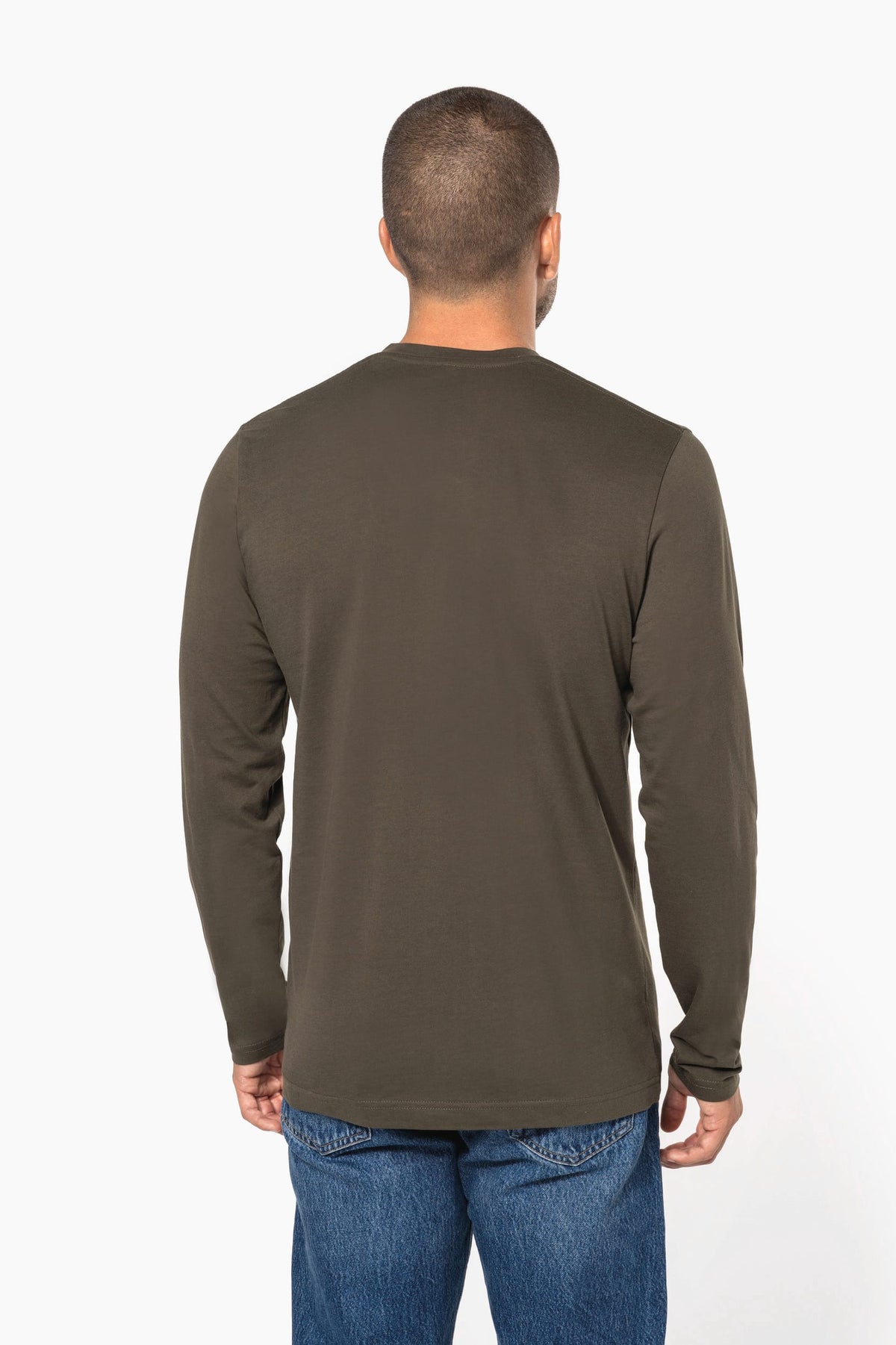 Kariban K358 T-shirt V-hals lange mouwen