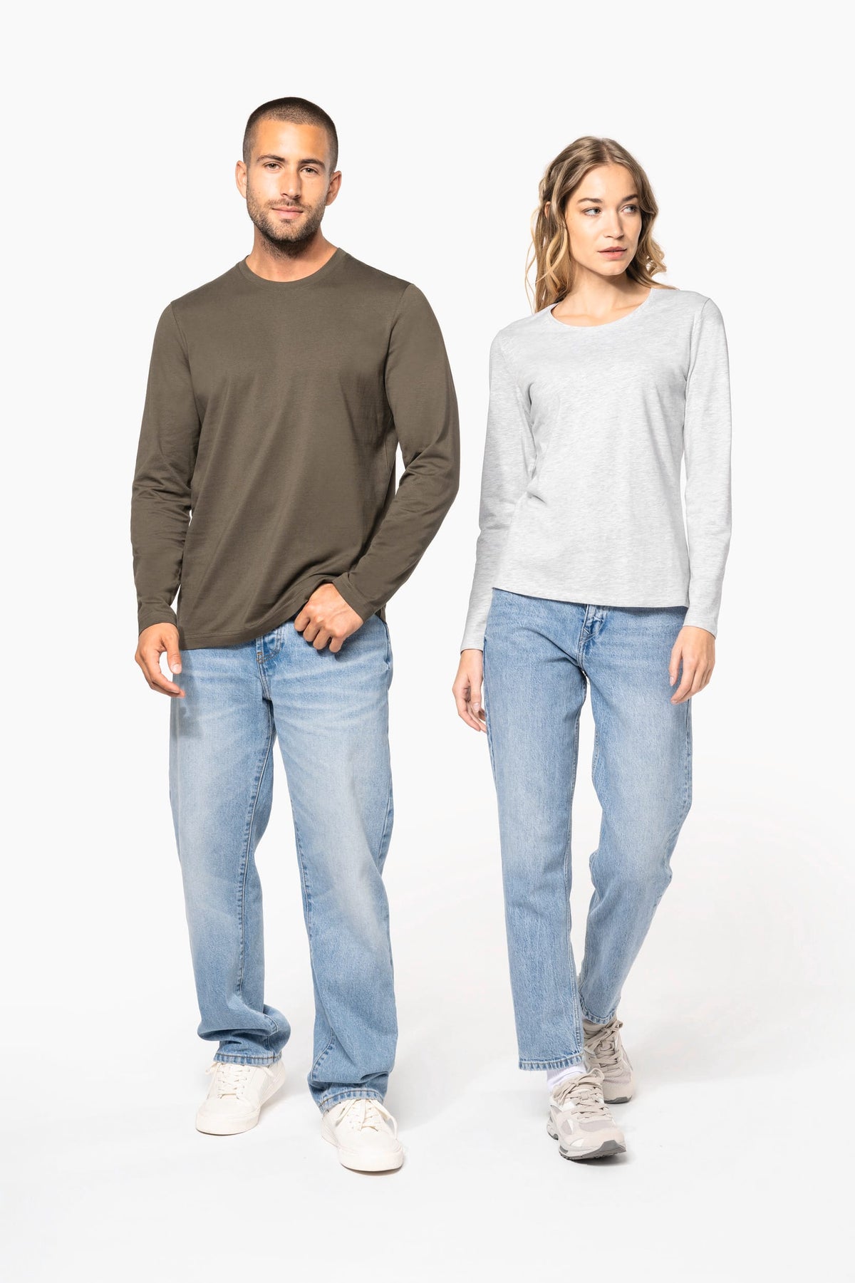 Kariban K383 Dames T-shirt ronde hals lange mouwen