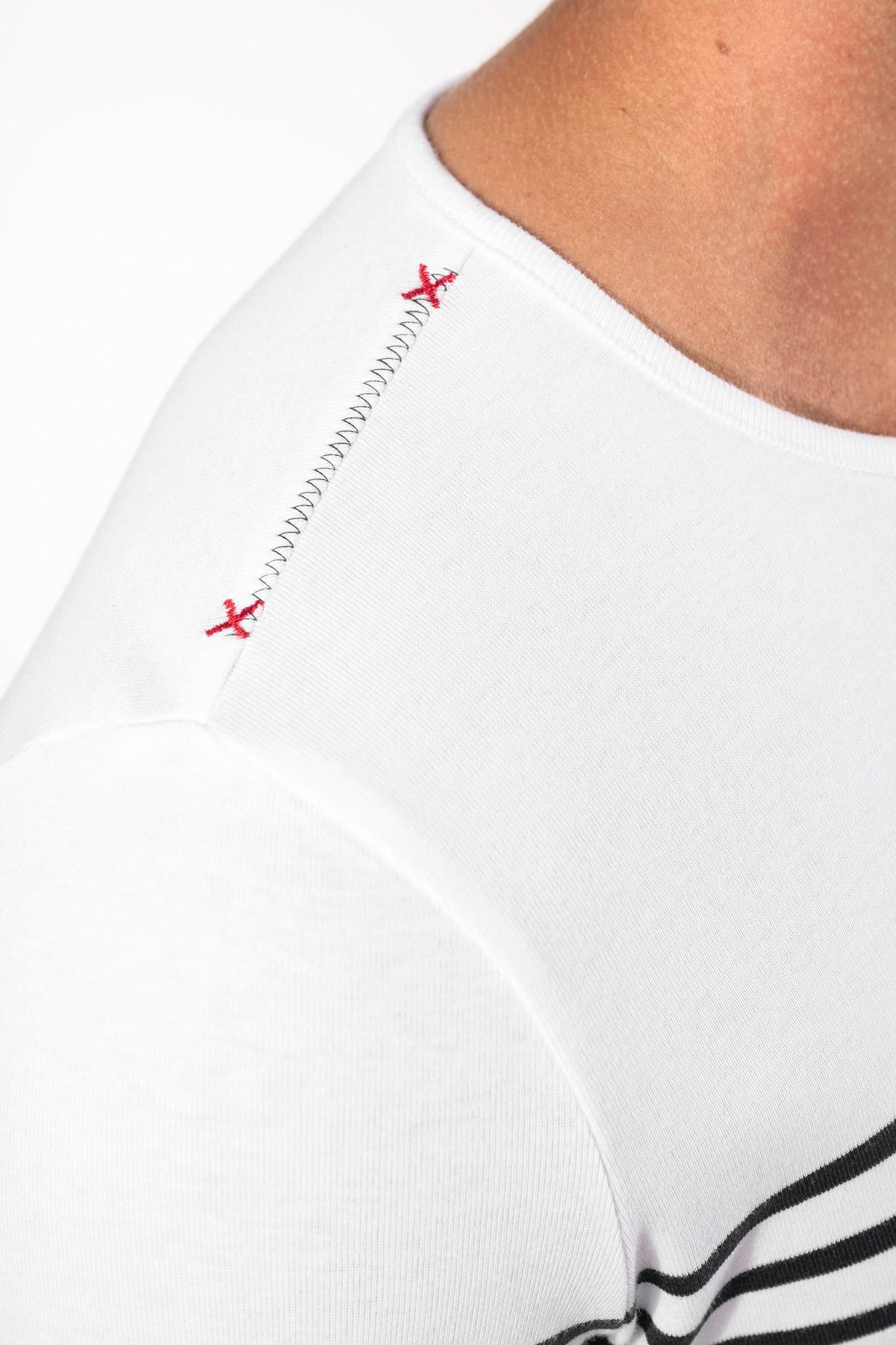 Kariban K366 Gestreept heren-T-shirt lange mouwen
