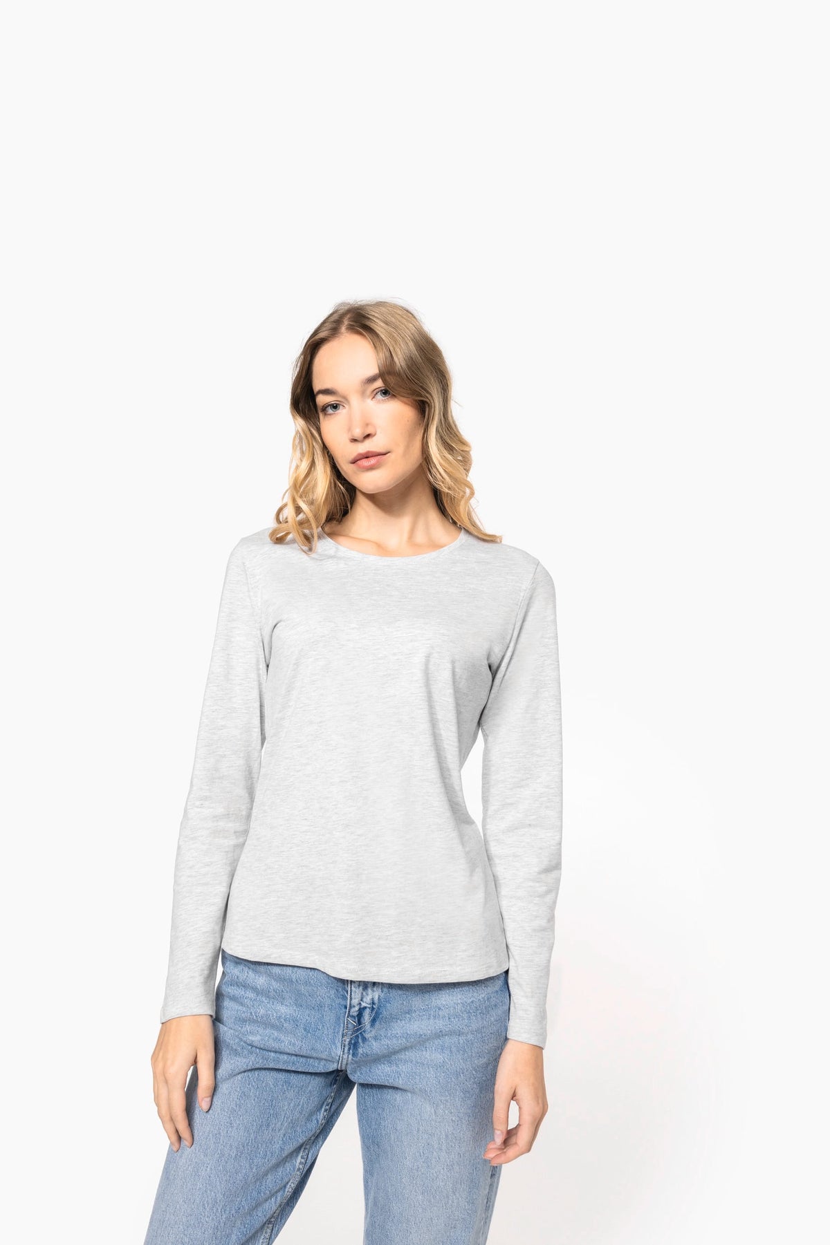 Kariban K383 Dames T-shirt ronde hals lange mouwen