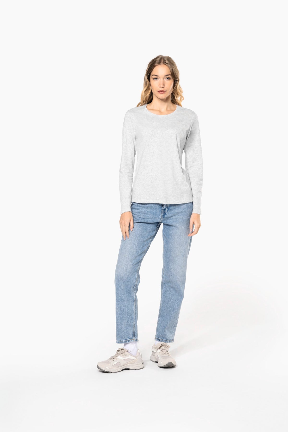 Kariban K383 Dames T-shirt ronde hals lange mouwen