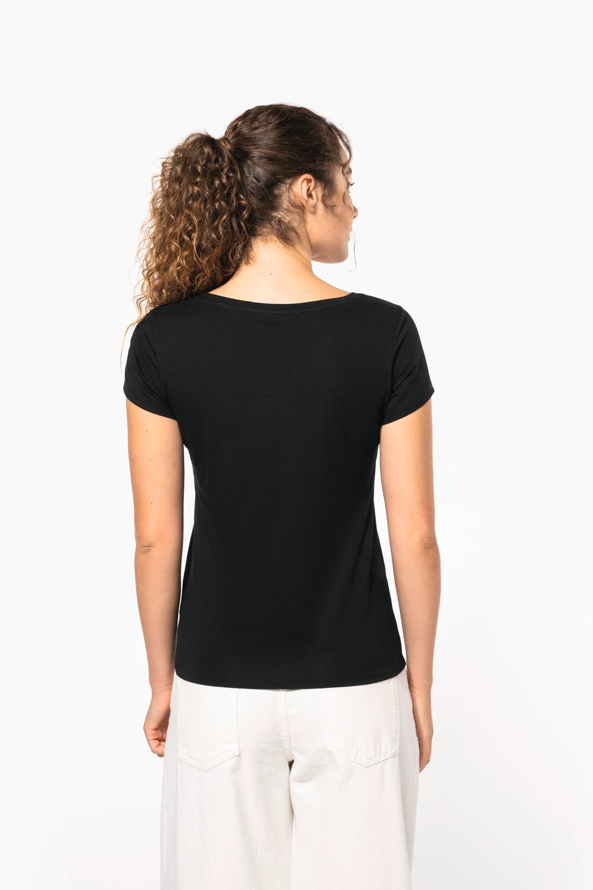 Kariban K384 Dames-T-shirt korte mouwen met boothals