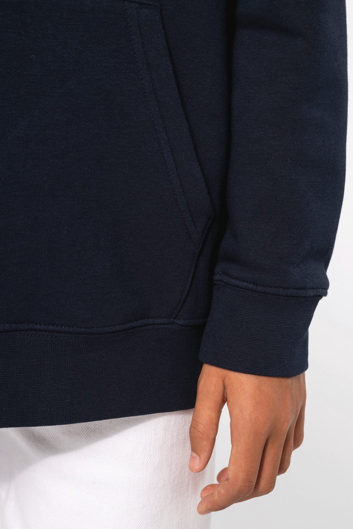 Kariban K4014 Sweater met contrasterende capuchon met motief