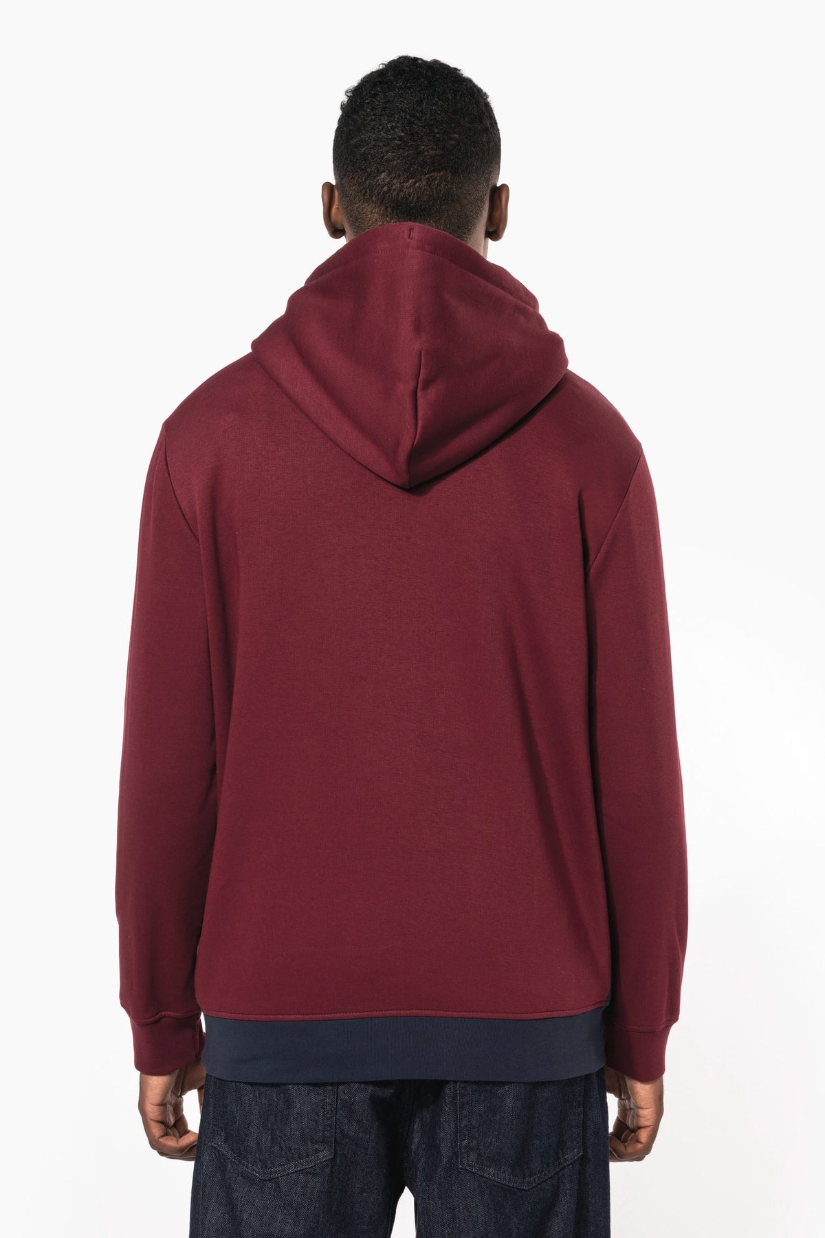 Kariban K4016 Driekleurige unisex sweater met capuchon