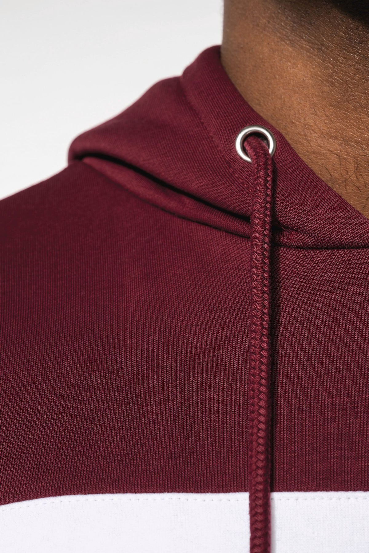 Kariban K4016 Driekleurige unisex sweater met capuchon