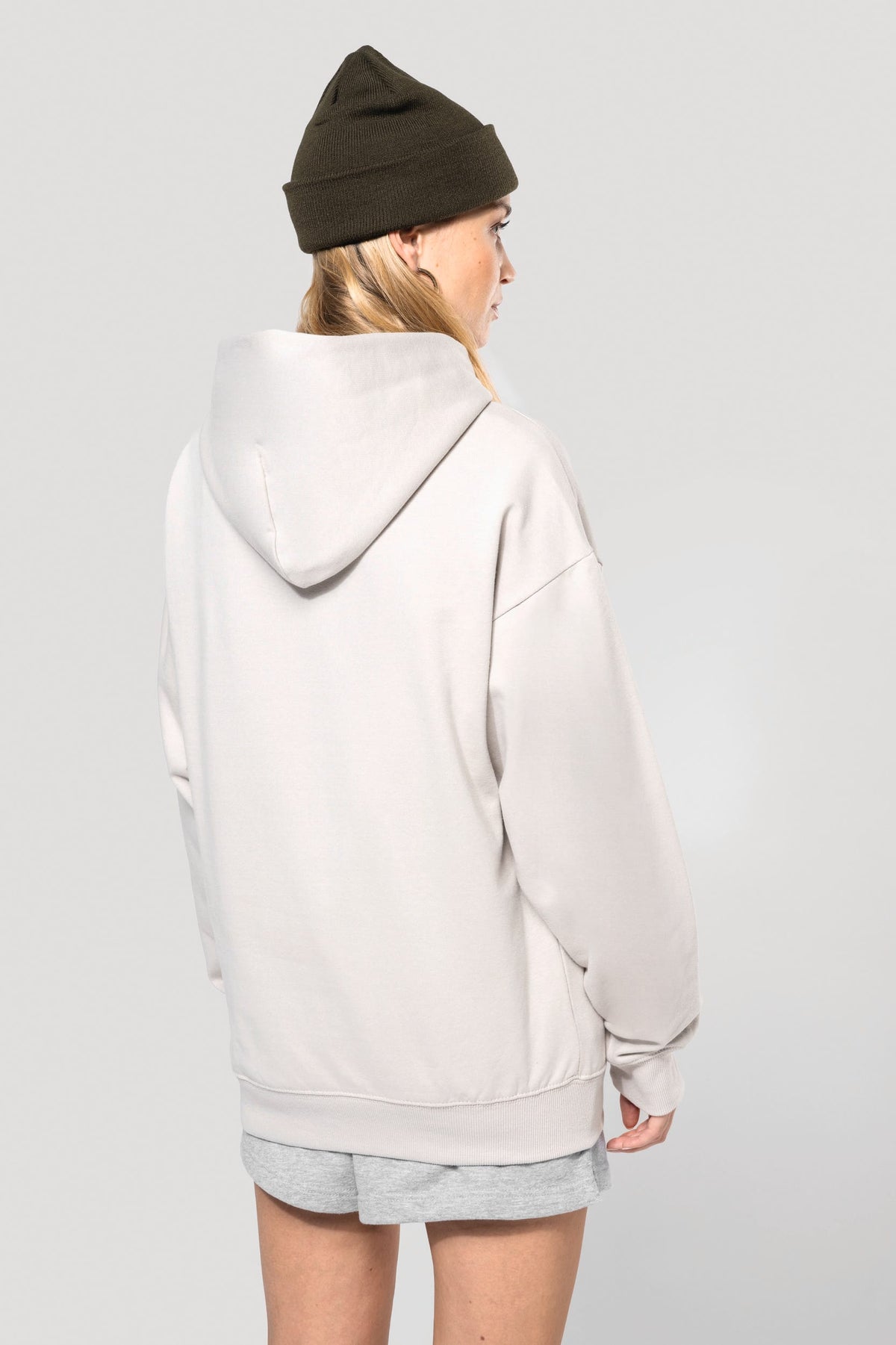 Kariban K4018 Oversized fleece sweater met capuchon