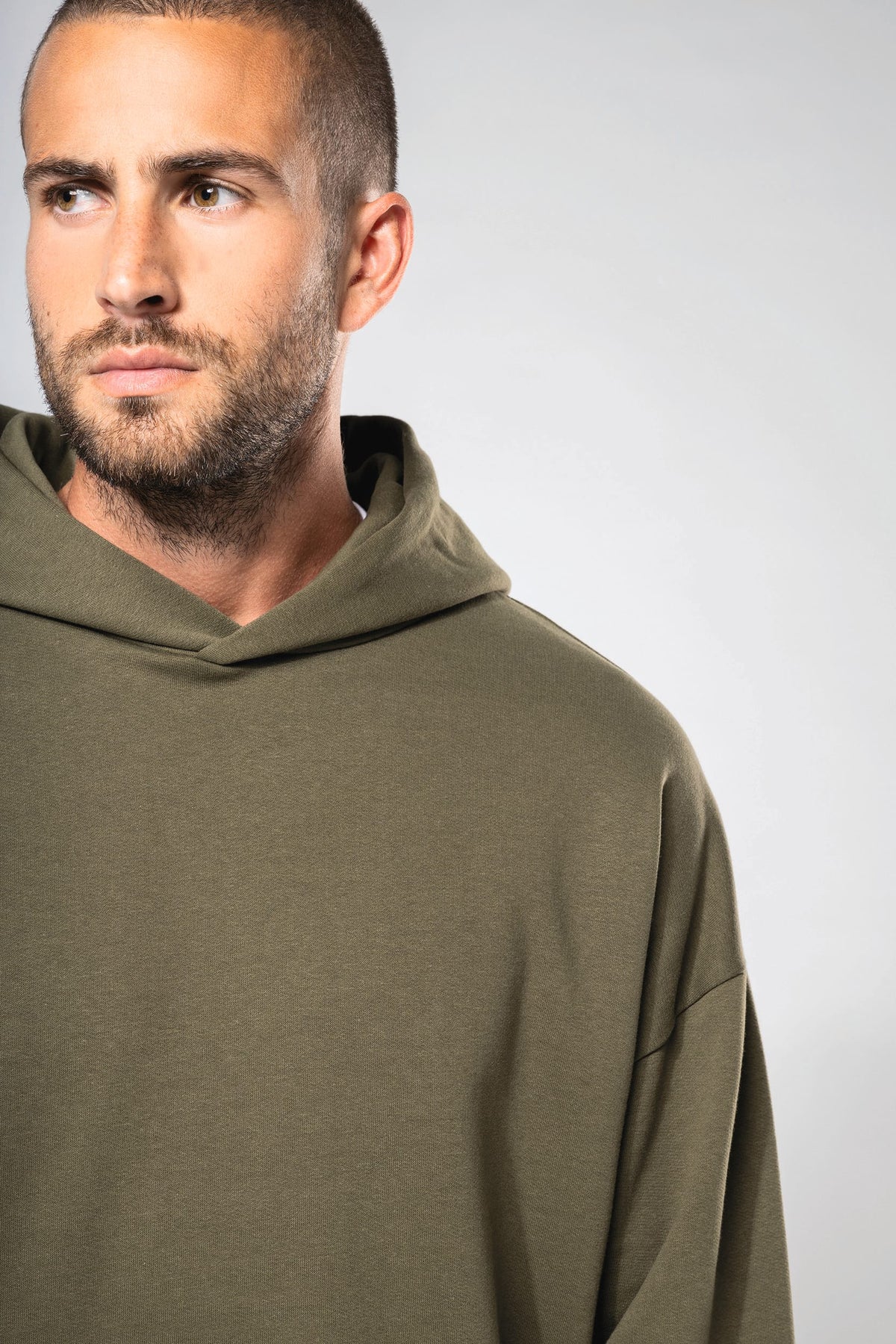Kariban K4018 Oversized fleece sweater met capuchon