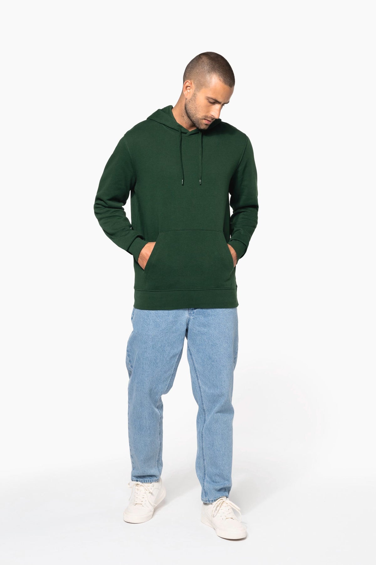 Kariban K4027 Ecologische herensweater met capuchon
