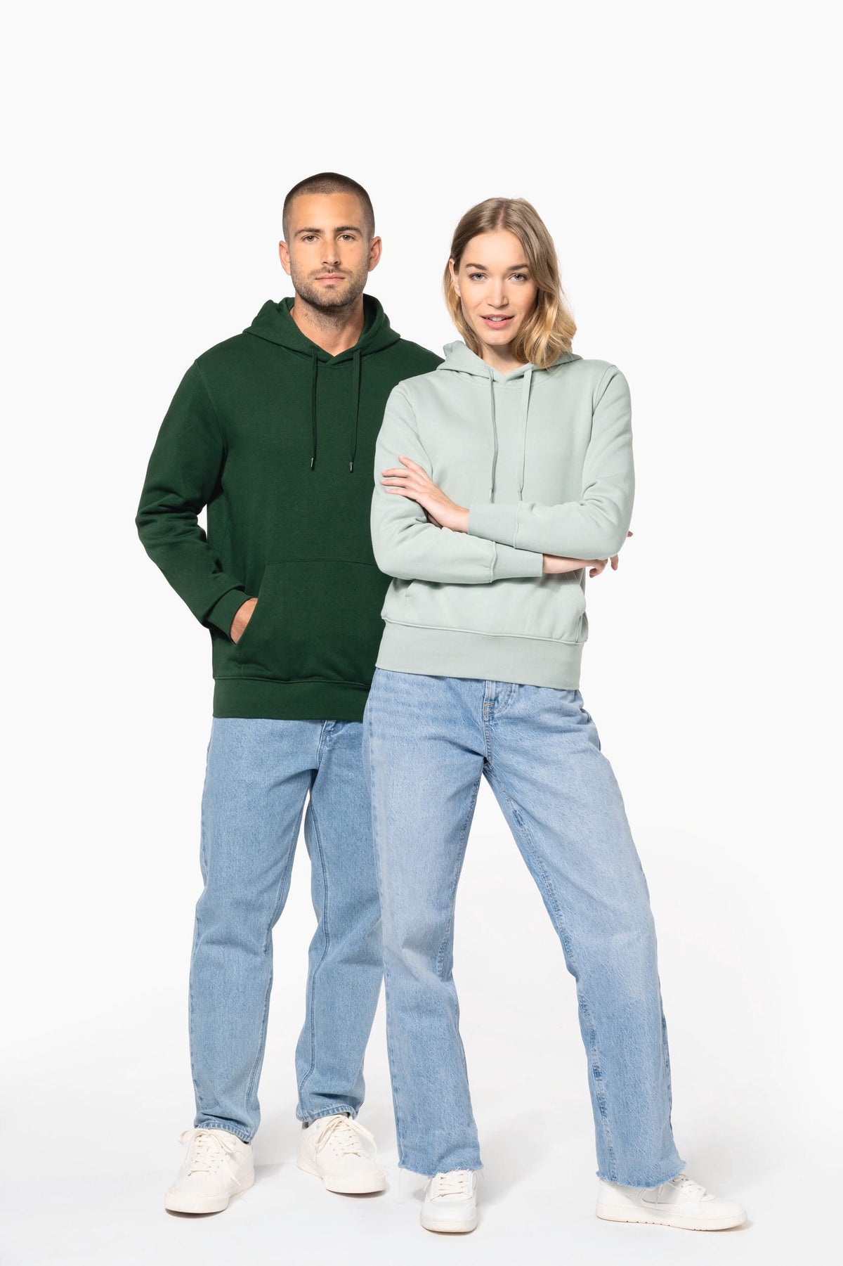 Kariban K4027 Ecologische herensweater met capuchon