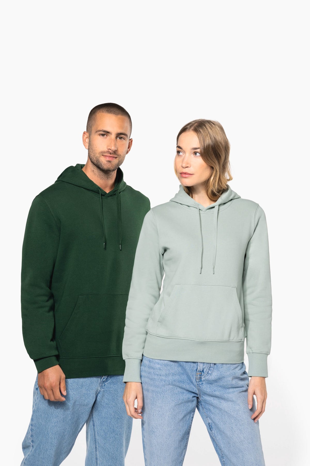 Kariban K4027 Ecologische herensweater met capuchon