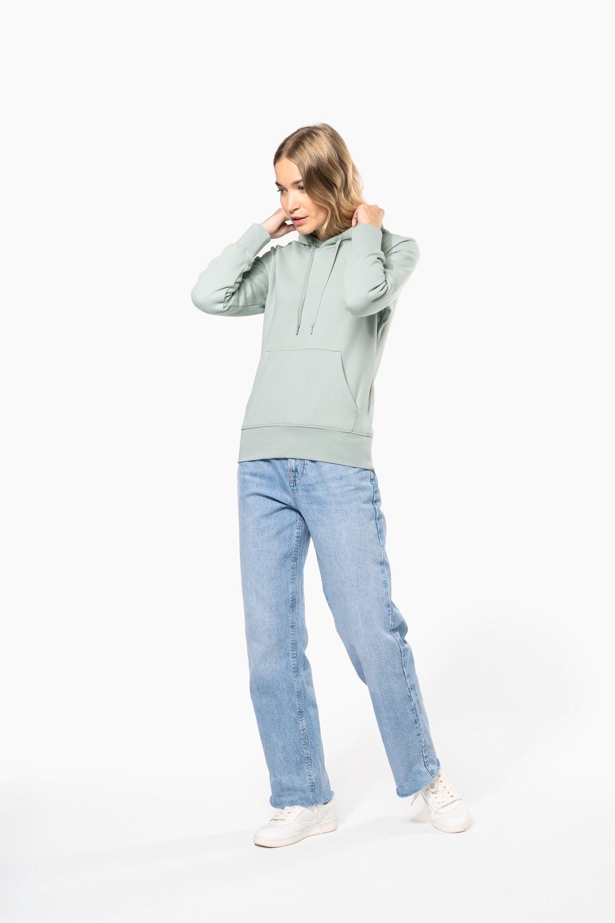 Kariban K4028 Ecologische damessweater met capuchon