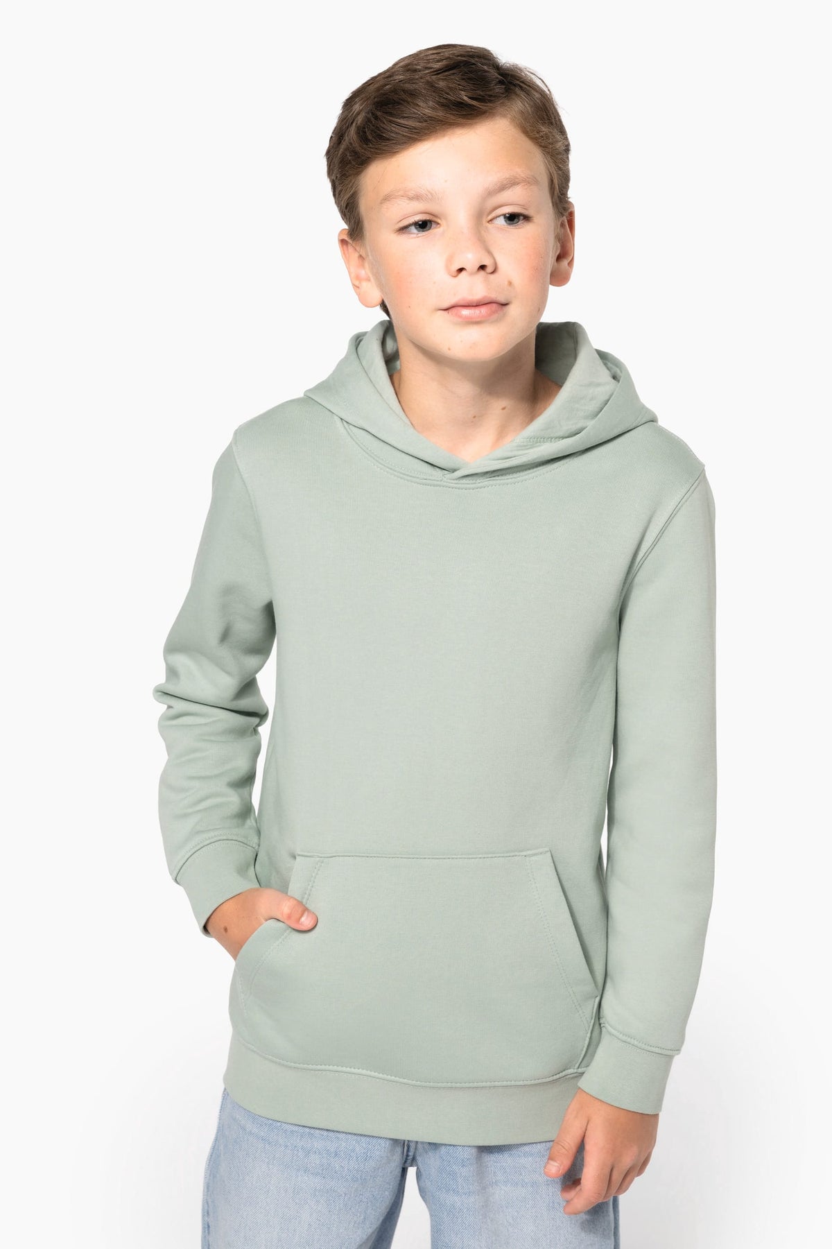 Kariban K4029 Ecologische kindersweater met capuchon