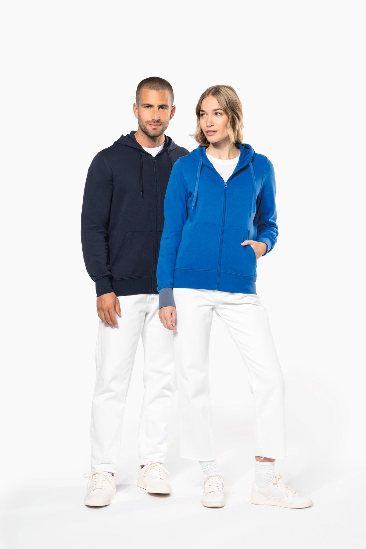 Kariban K4031 Ecologische damessweater met capuchon en ritssluiting
