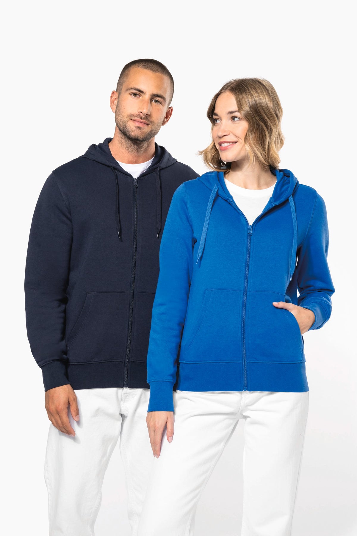 Kariban K4031 Ecologische damessweater met capuchon en ritssluiting