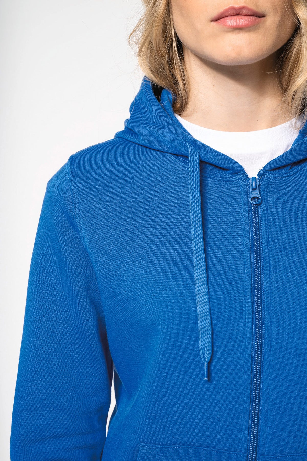 Kariban K4031 Ecologische damessweater met capuchon en ritssluiting