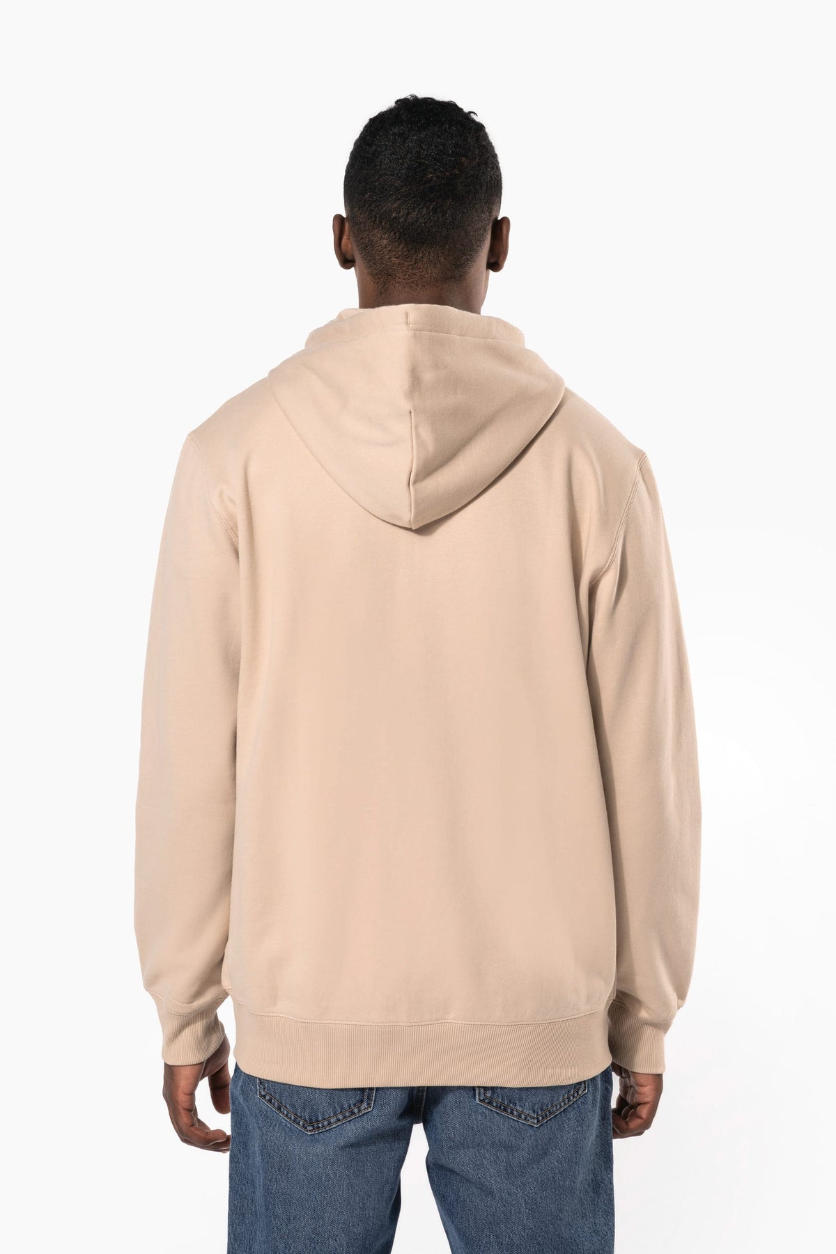 Kariban K4042 Gerecyclede unisex sweater met rits en capuchon