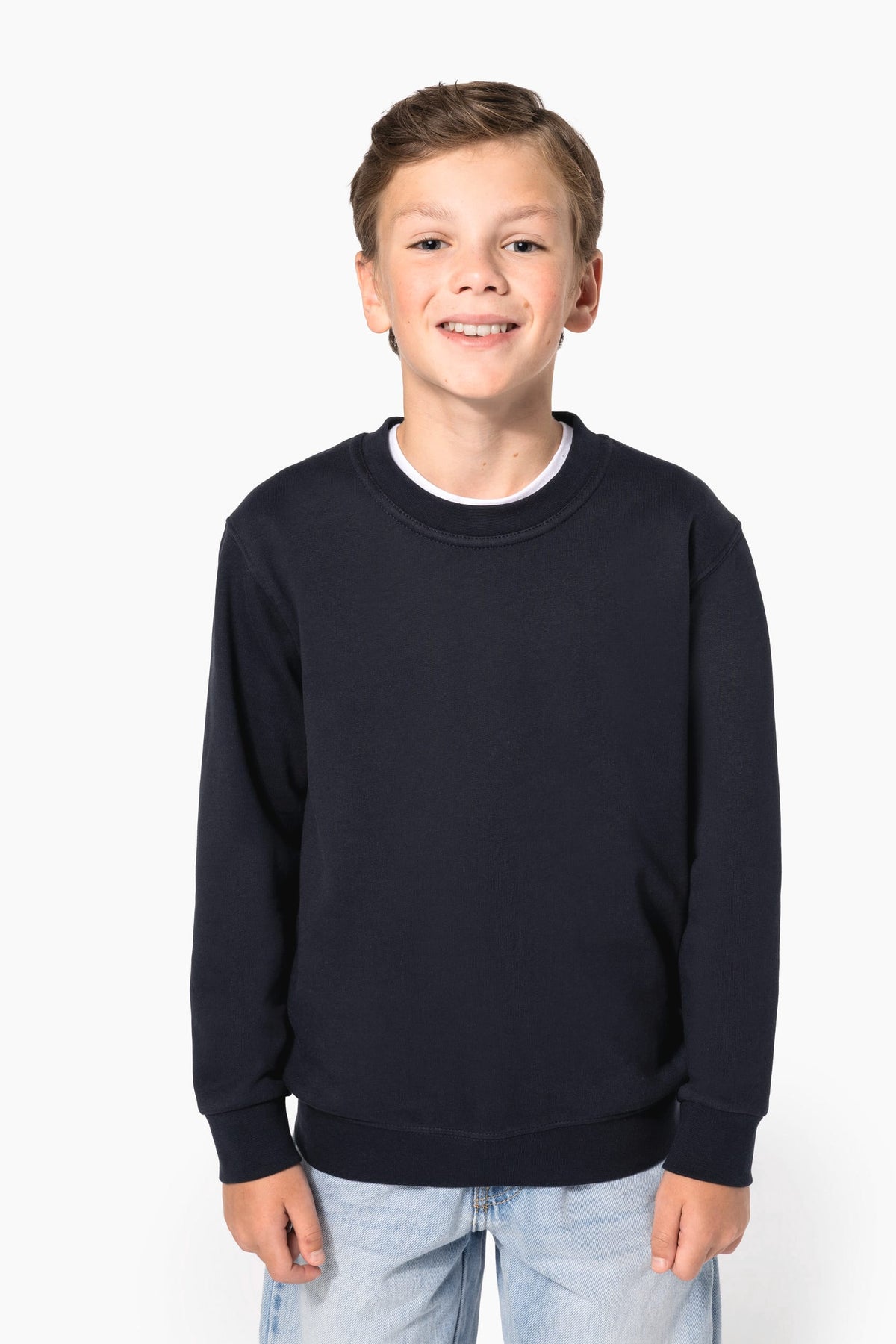 Kariban K4043 Gerecyclede kindersweater met ronde hals