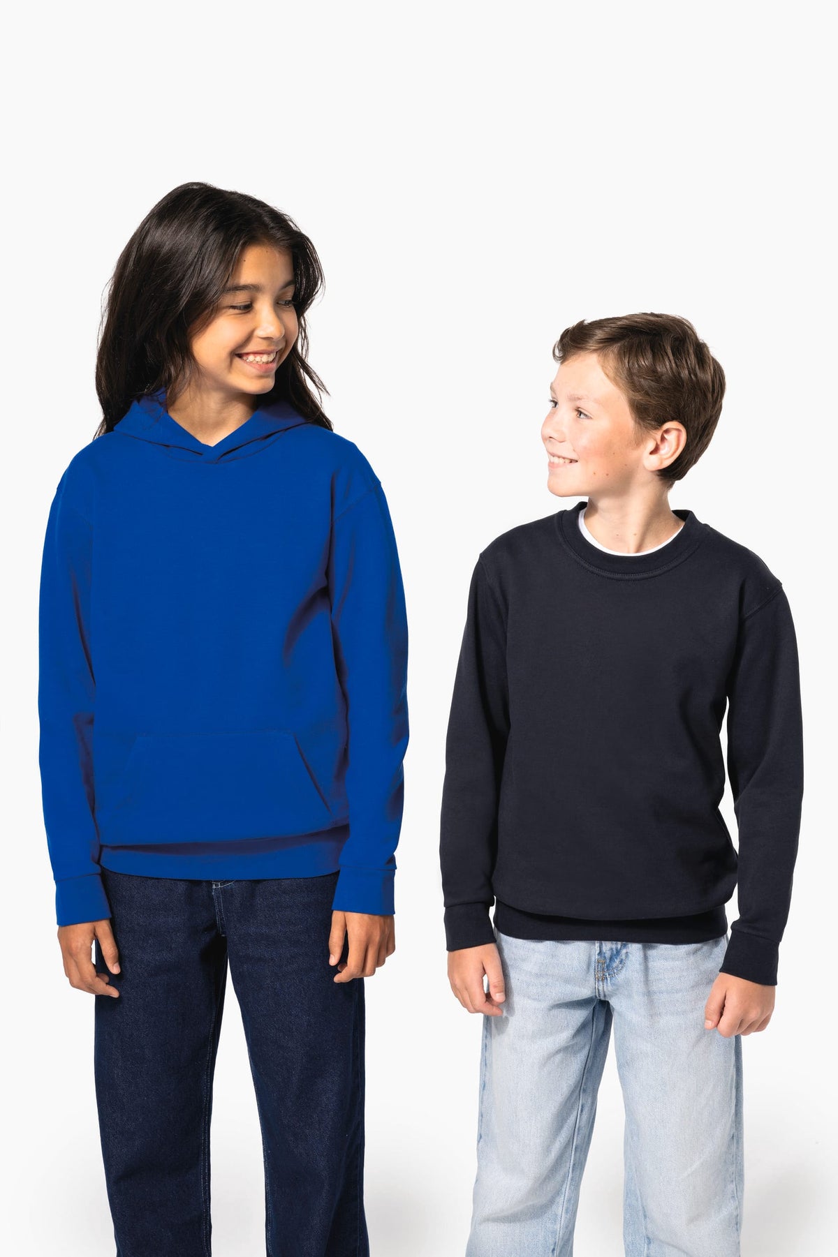 Kariban K4044 Gerecyclede kindersweater met capuchon