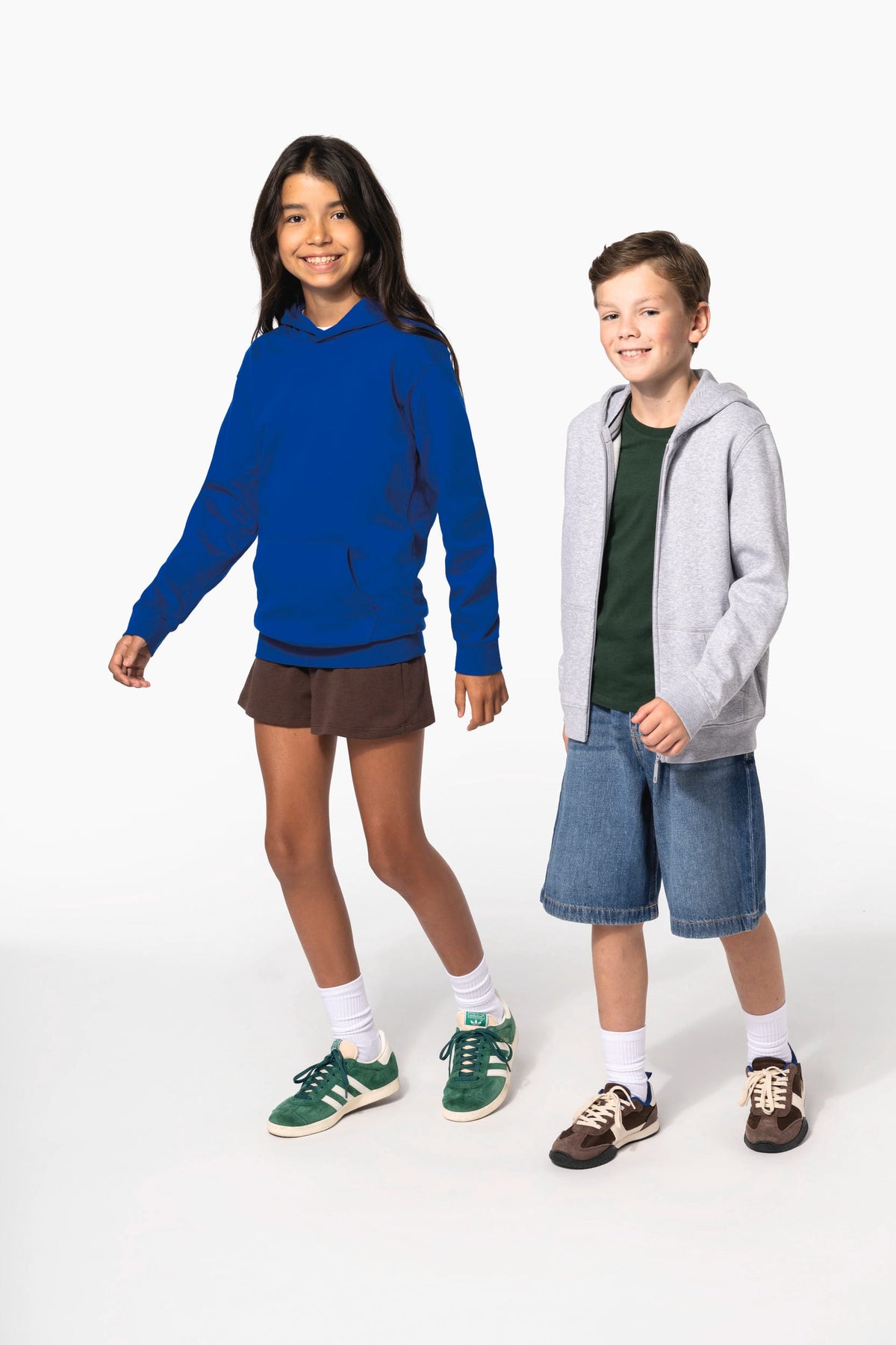 Kariban K4045 Gerecycled sweatvest met capuchon
