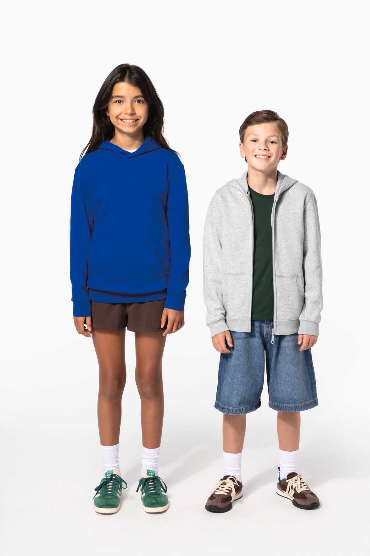 Kariban K4045 Gerecycled sweatvest met capuchon