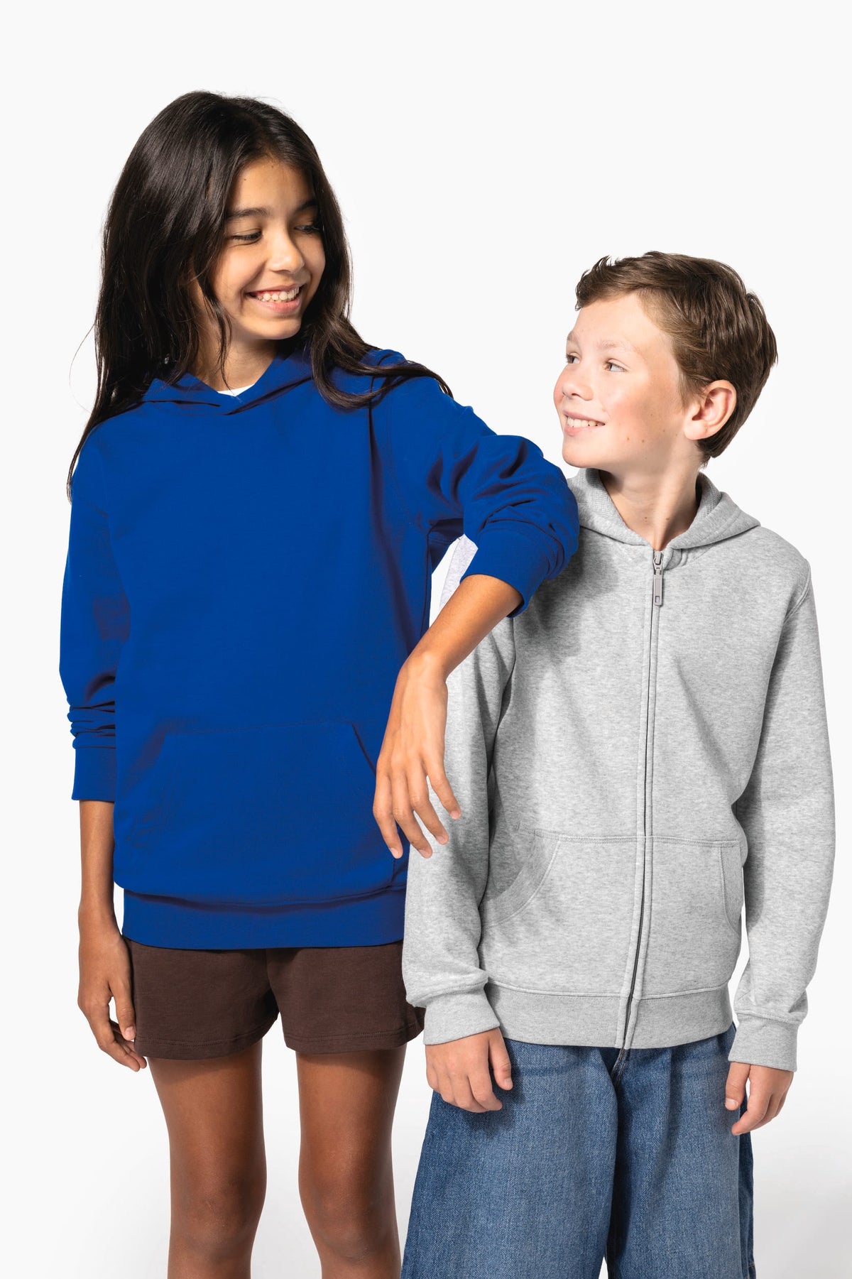 Kariban K4045 Gerecycled sweatvest met capuchon