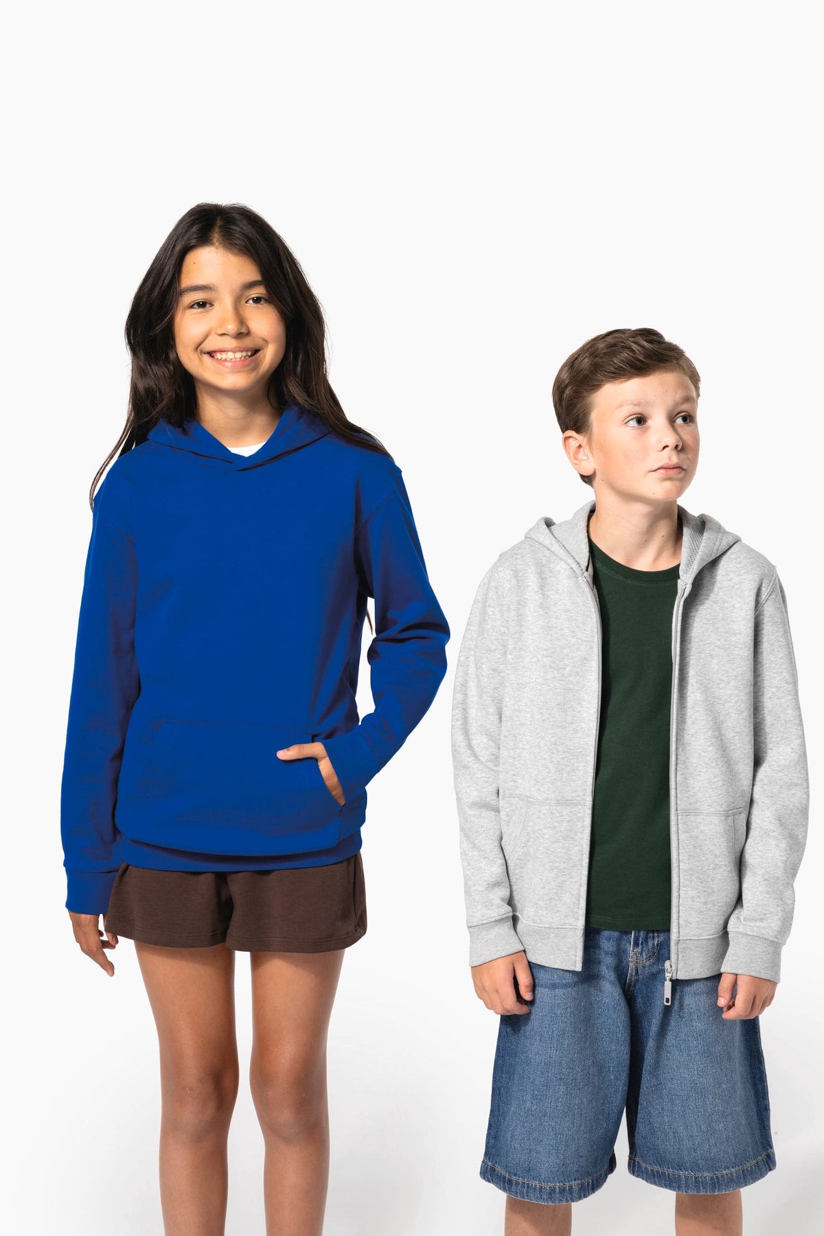 Kariban K4045 Gerecycled sweatvest met capuchon