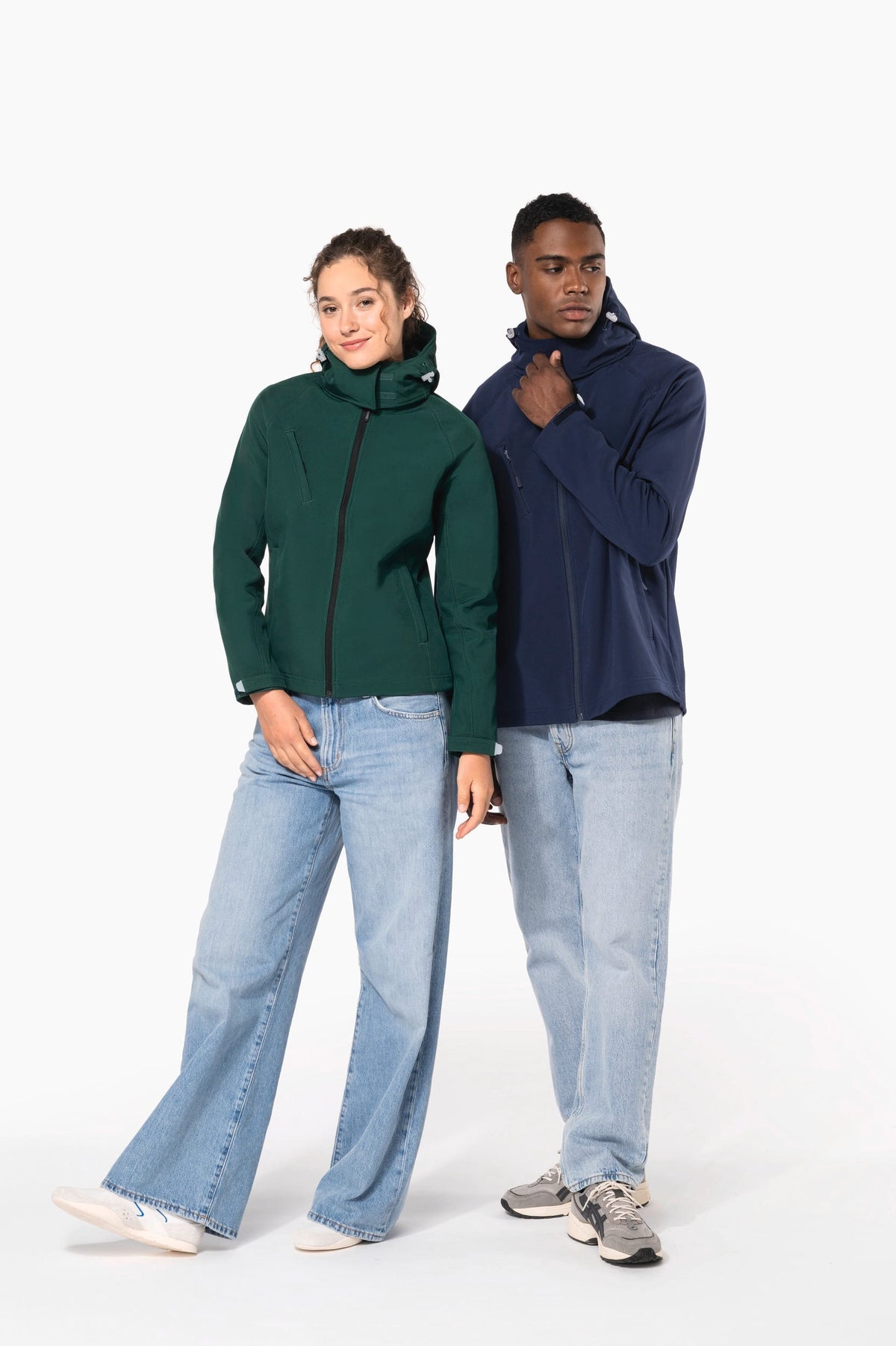 Kariban K413 Heren softshell jas met afneembare capuchon
