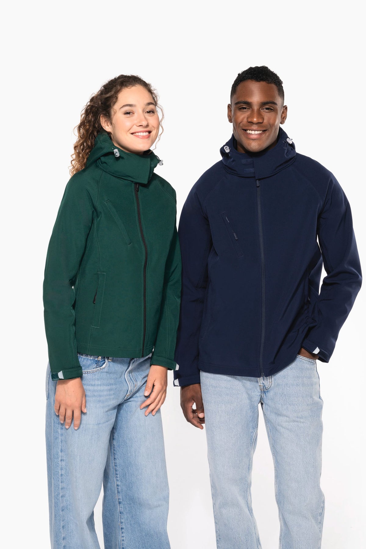 Kariban K413 Heren softshell jas met afneembare capuchon