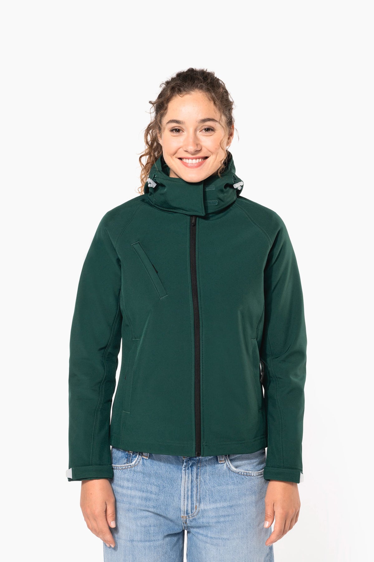 Kariban K414 Dames softshell jas met afneembare capuchon