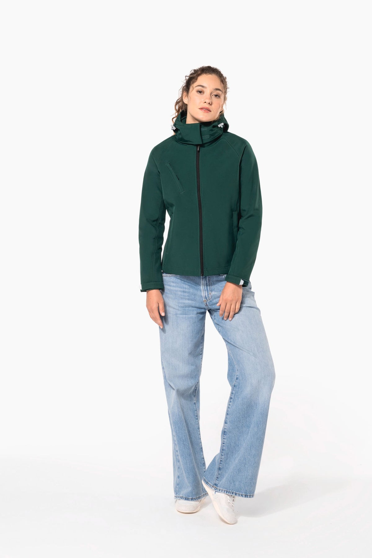 Kariban K414 Dames softshell jas met afneembare capuchon