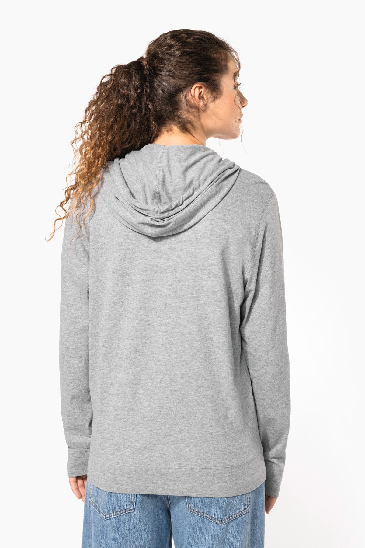 Kariban K438 Licht katoenen sweatvest met capuchon