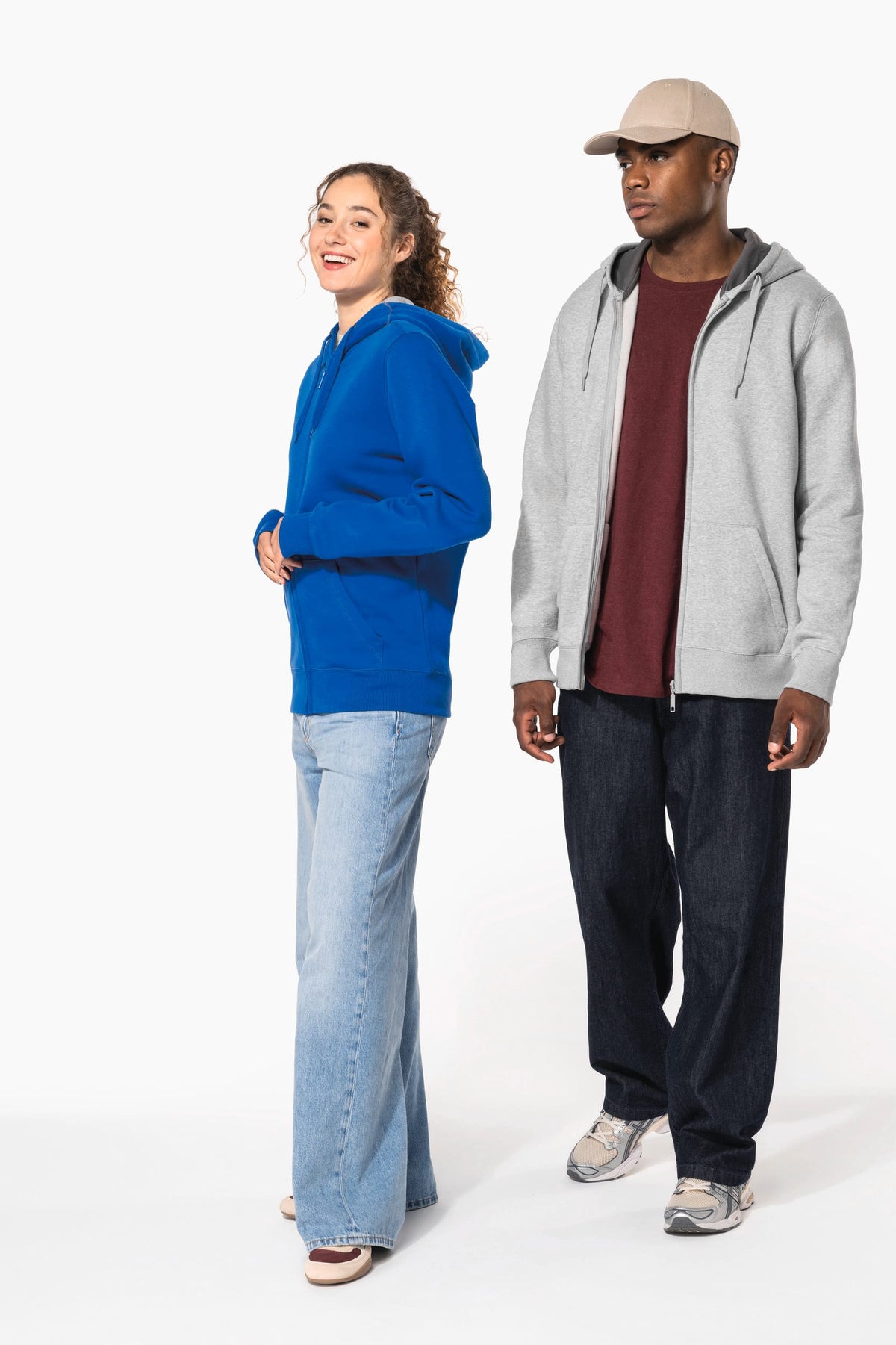 Kariban K444 Sweatvest met capuchon