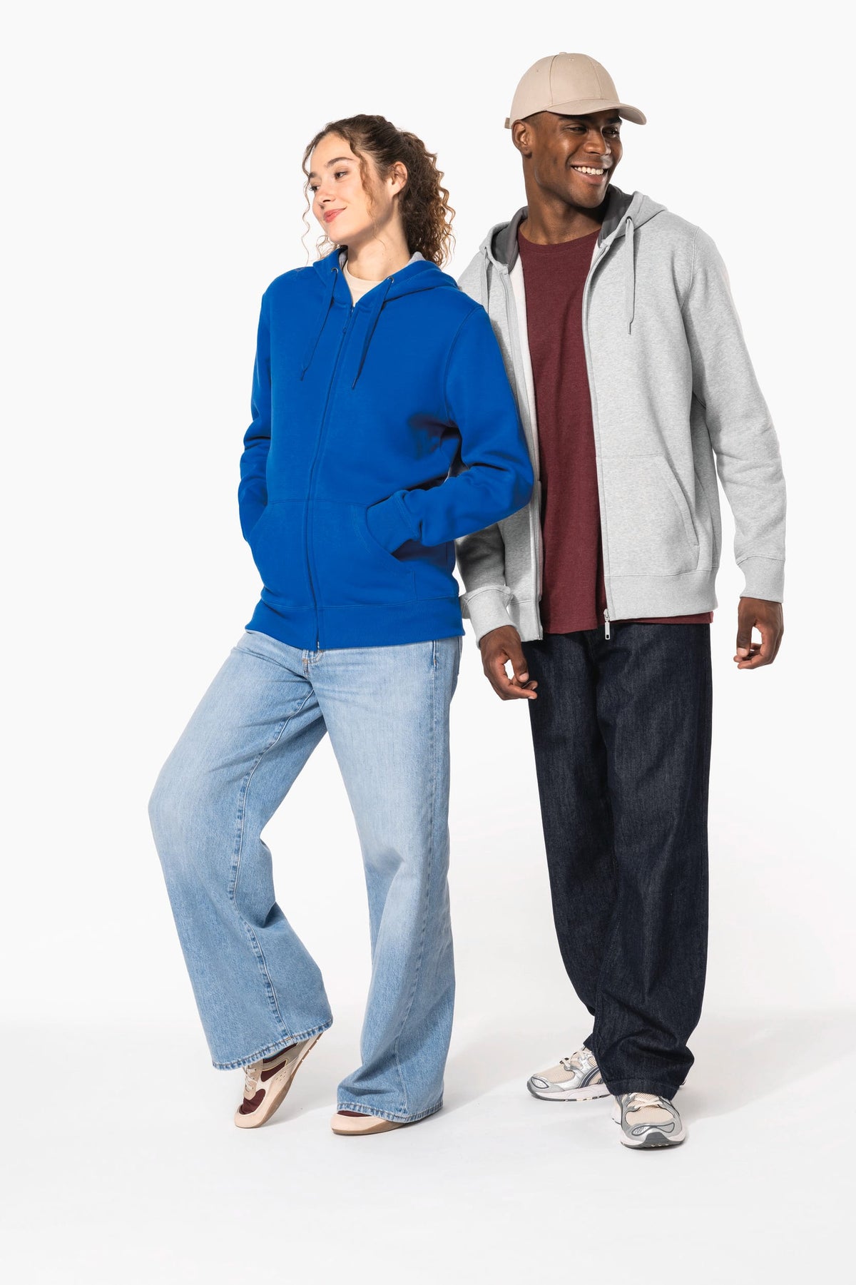 Kariban K444 Sweatvest met capuchon