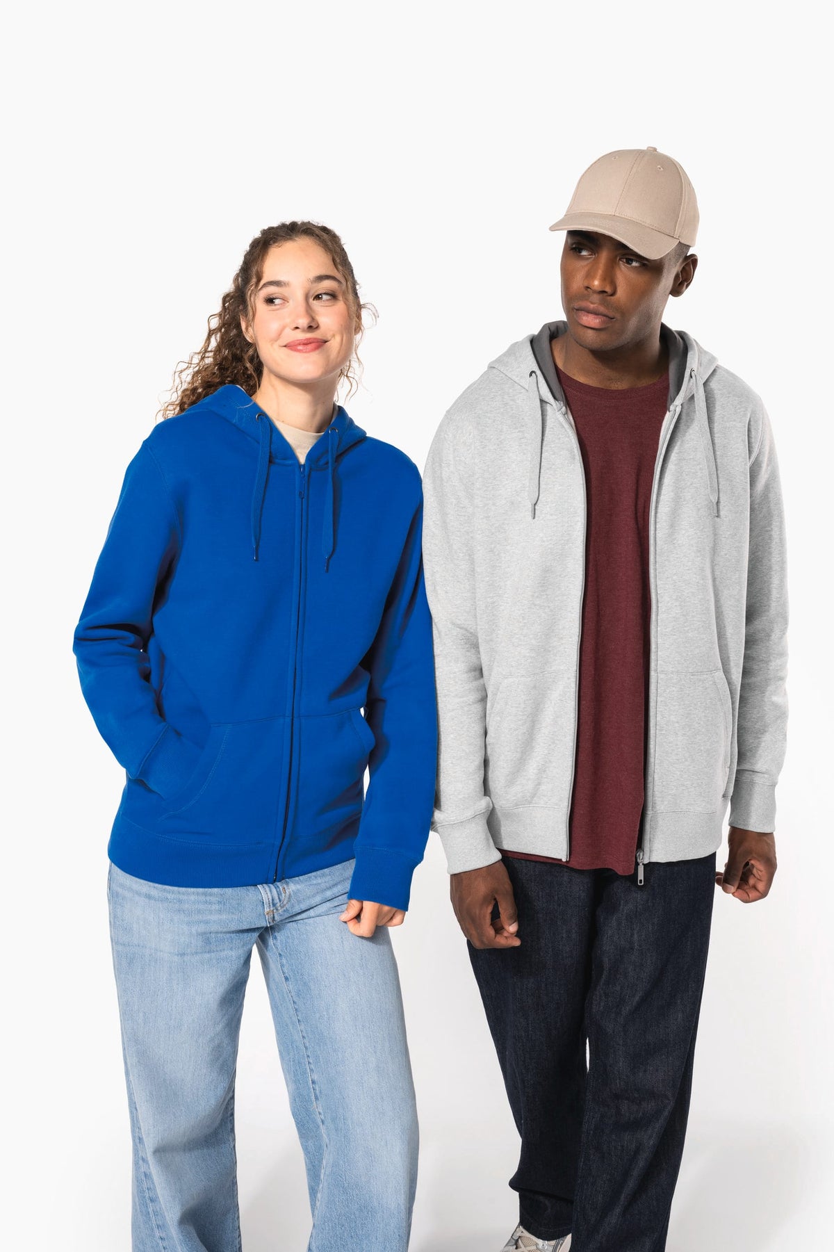 Kariban K444 Sweatvest met capuchon