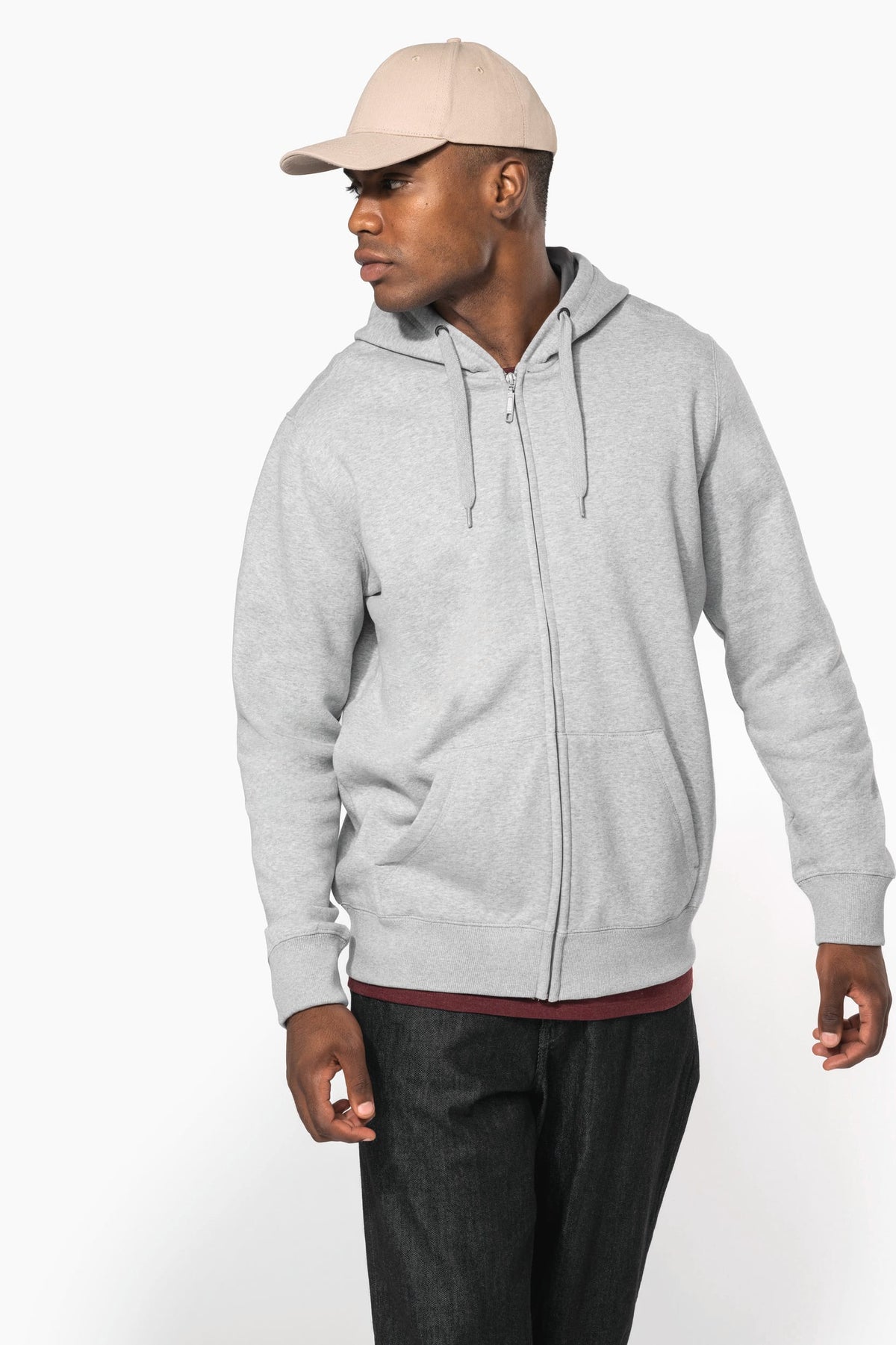 Kariban K444 Sweatvest met capuchon