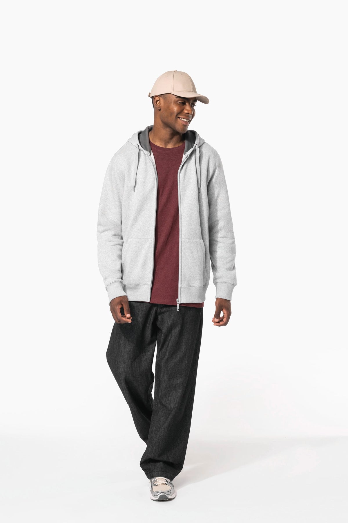 Kariban K444 Sweatvest met capuchon