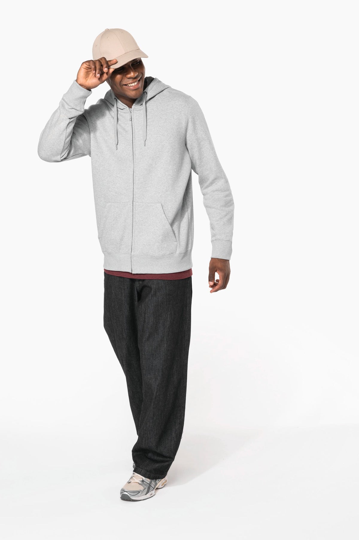 Kariban K444 Sweatvest met capuchon