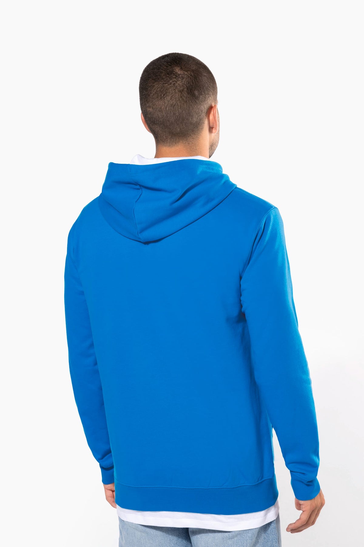 Kariban K446 Sweater met contrasterende capuchon