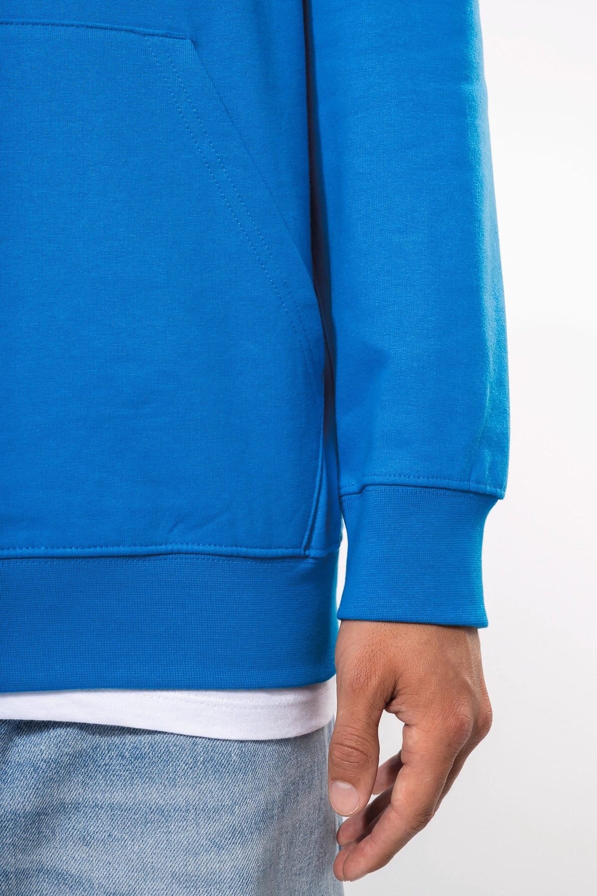 Kariban K446 Sweater met contrasterende capuchon